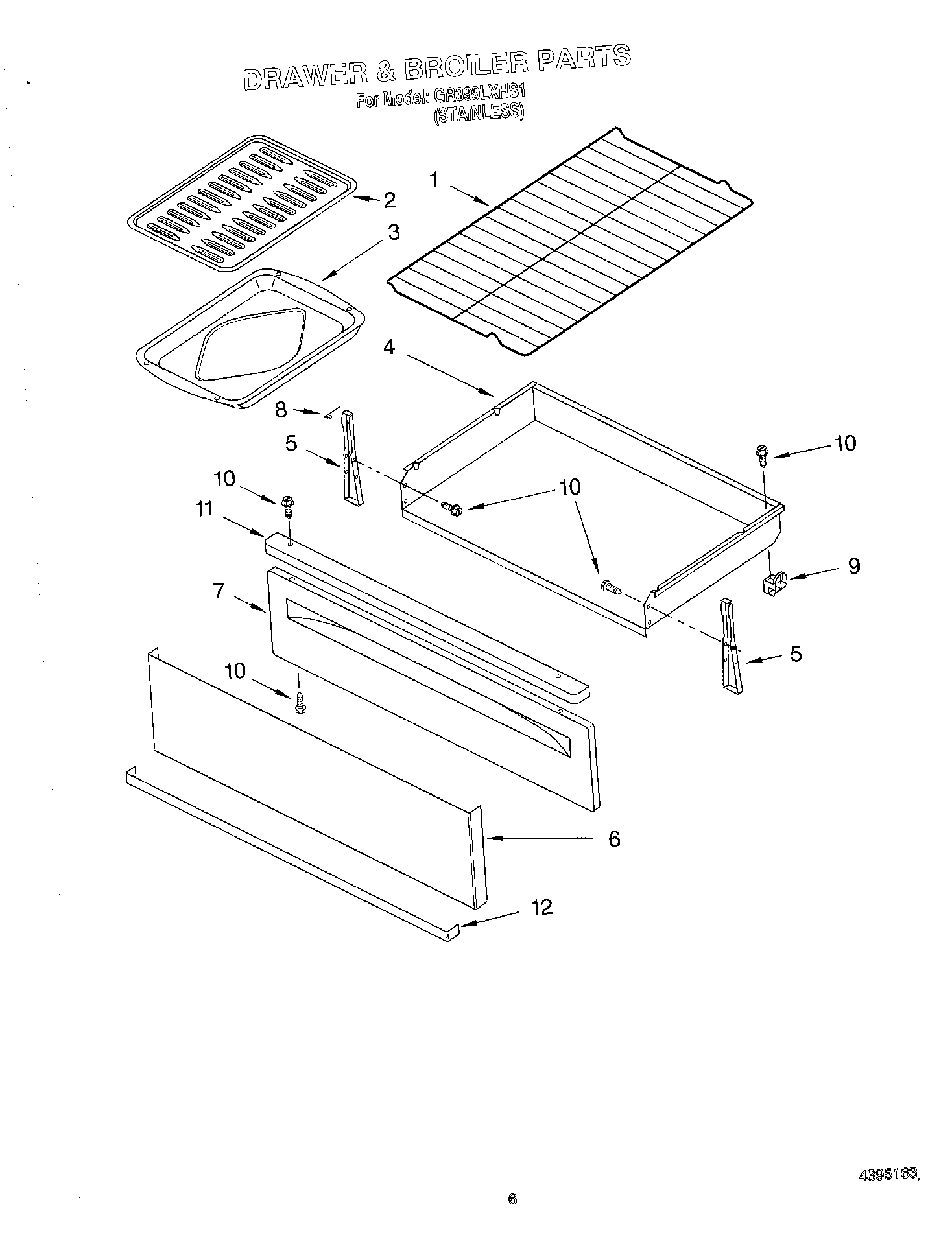05 - DRAWER AND BROILER, OPTIONAL