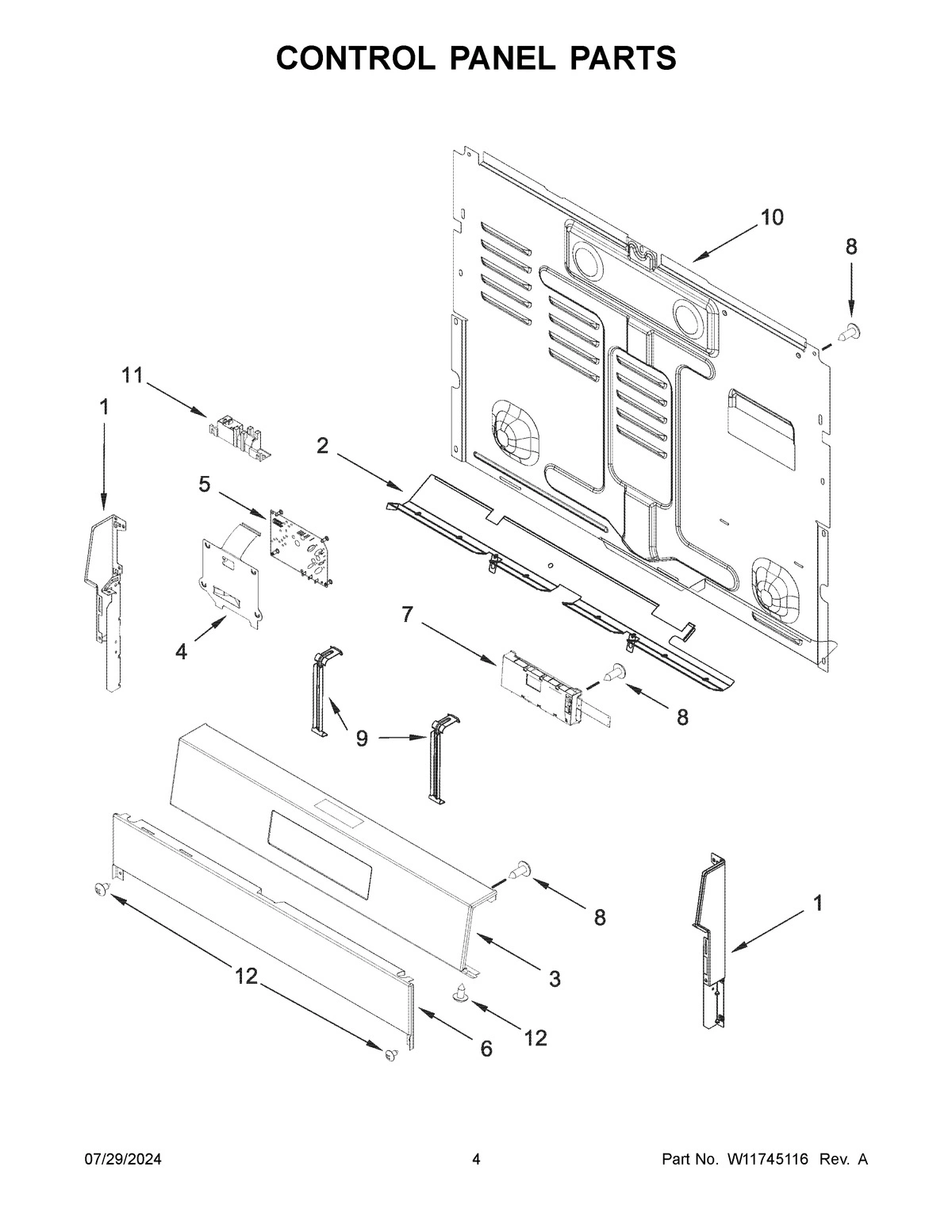 03 - CONTROL PANEL PARTS