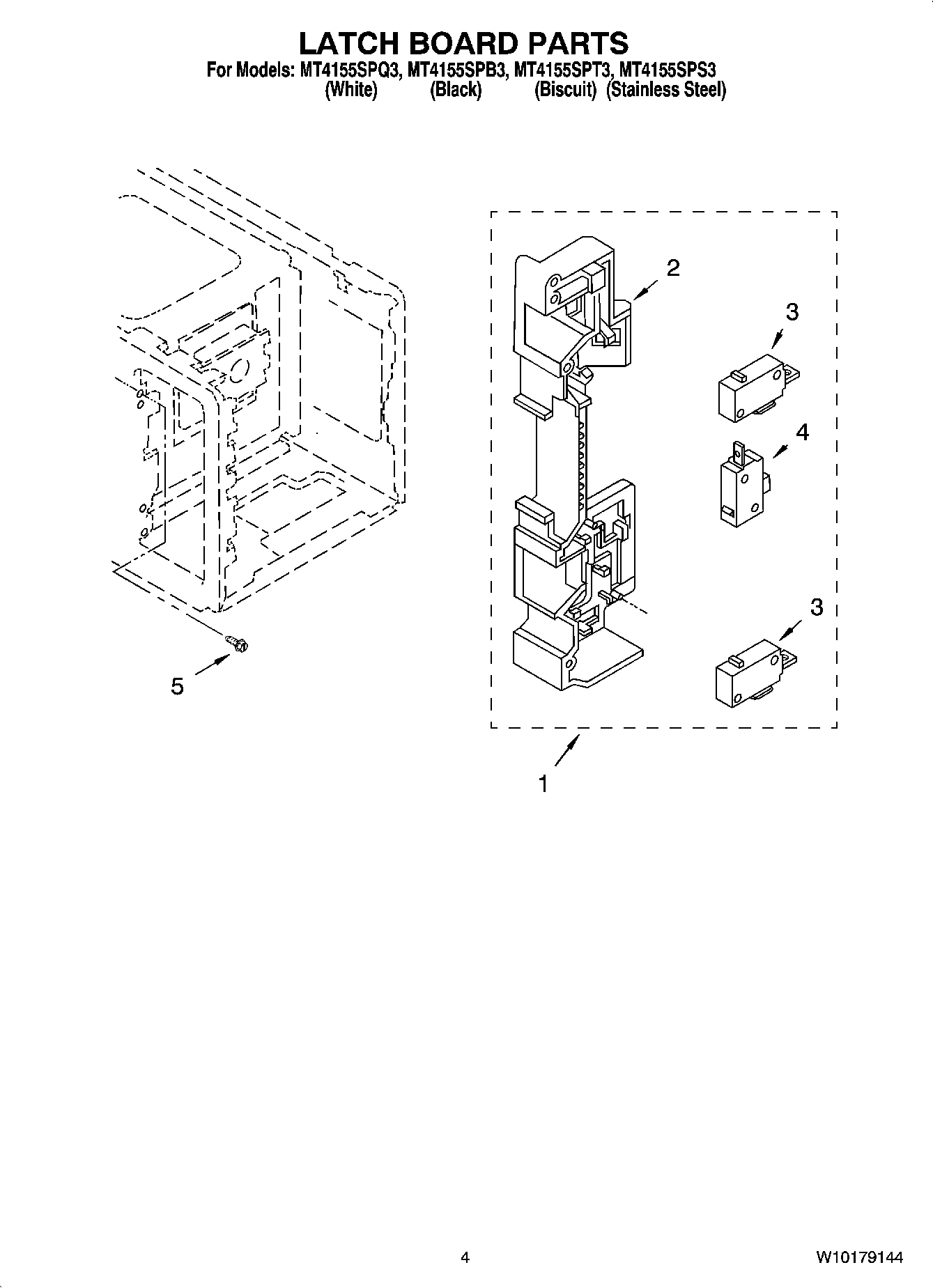 04 - LATCH BOARD PARTS