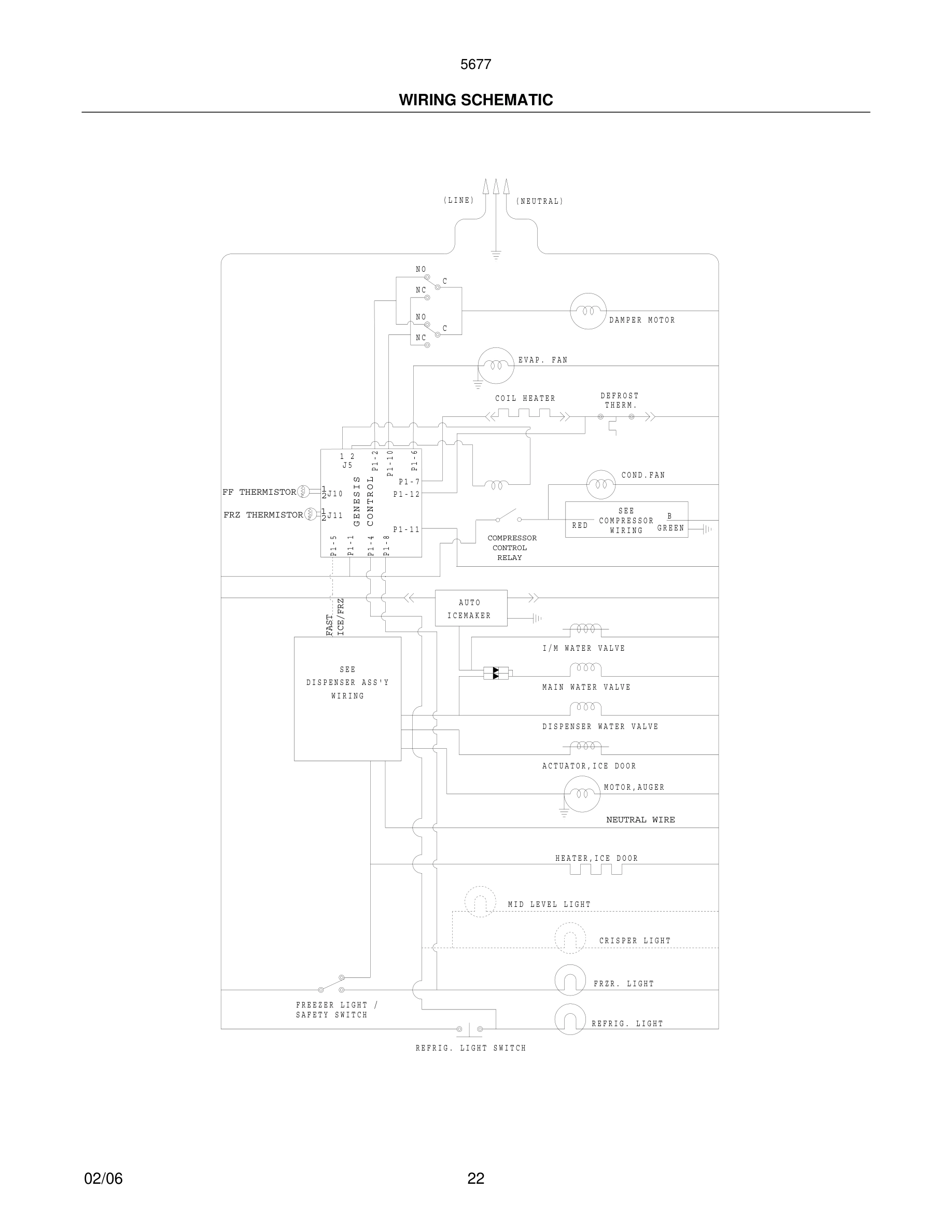 22 - WIRING SCHEMATIC