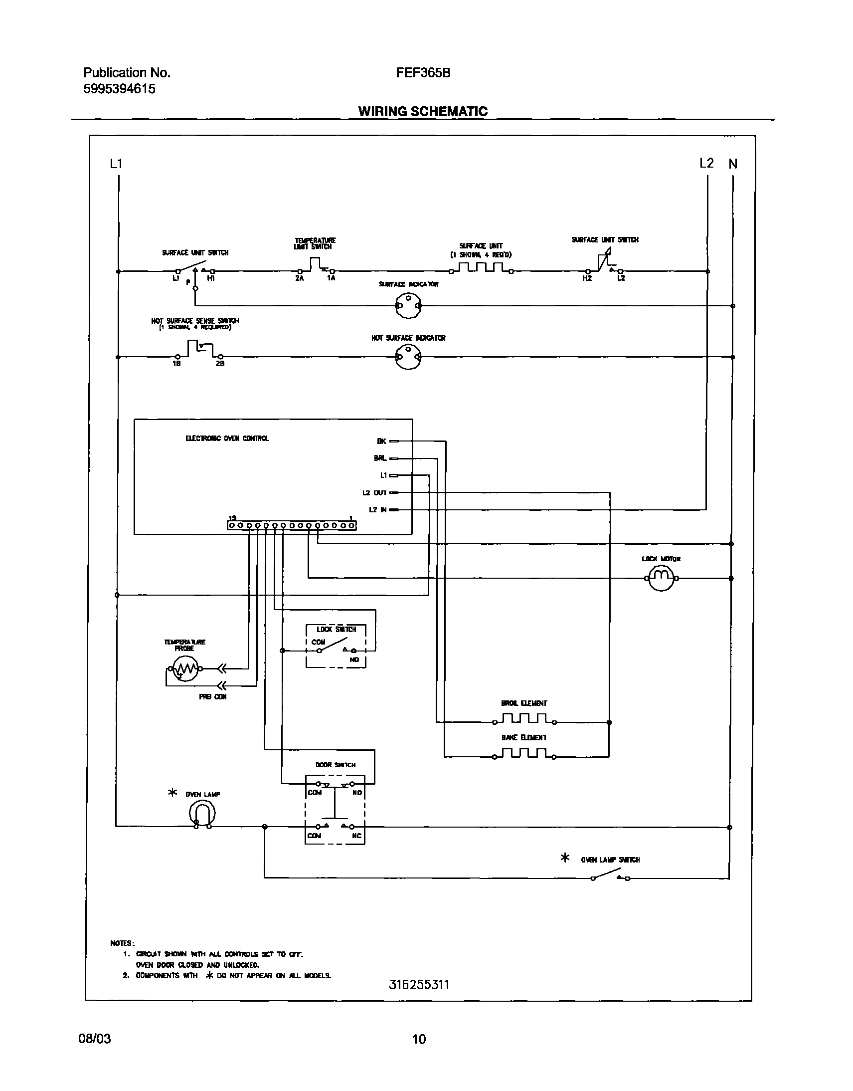 10 - WIRING SCHEMATIC