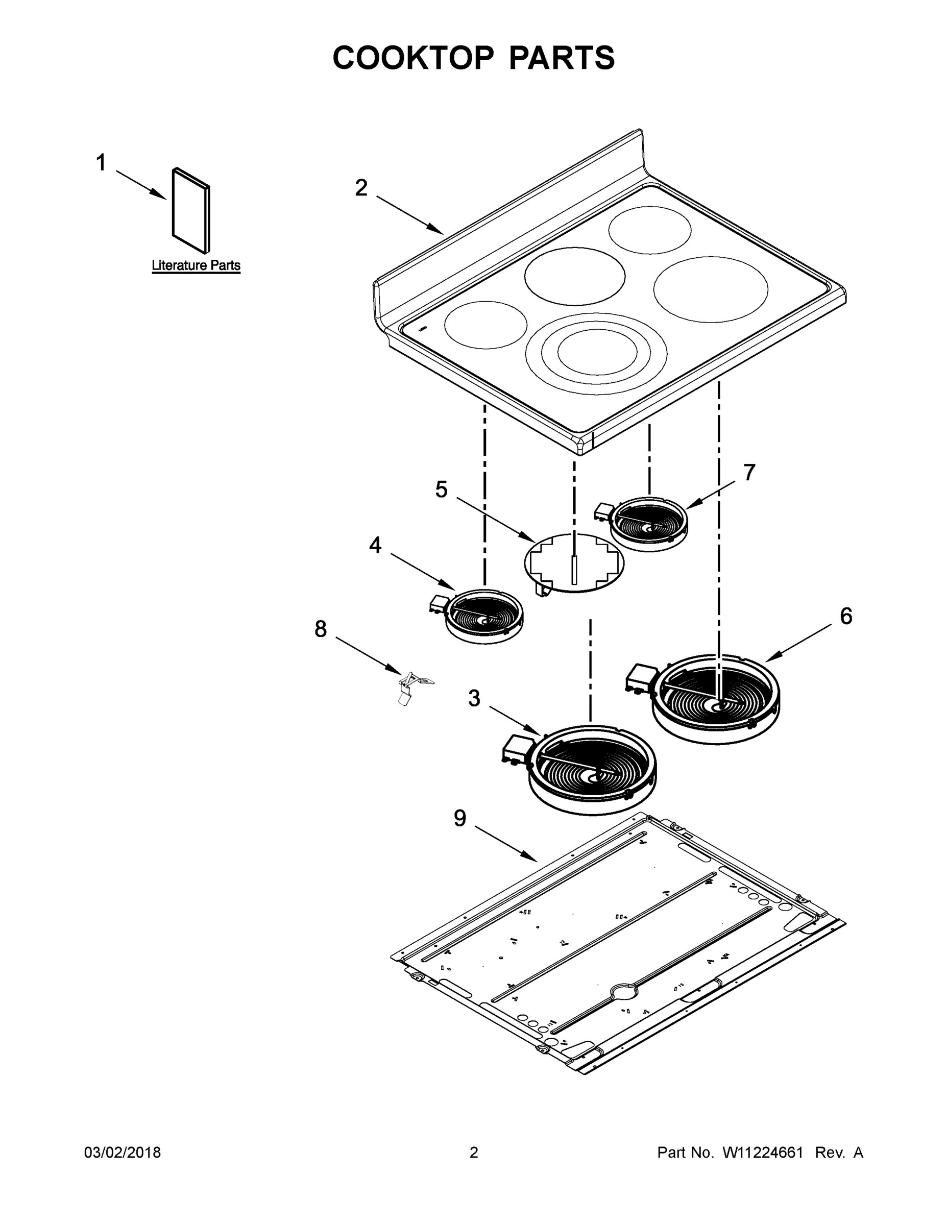 02 - COOKTOP PARTS