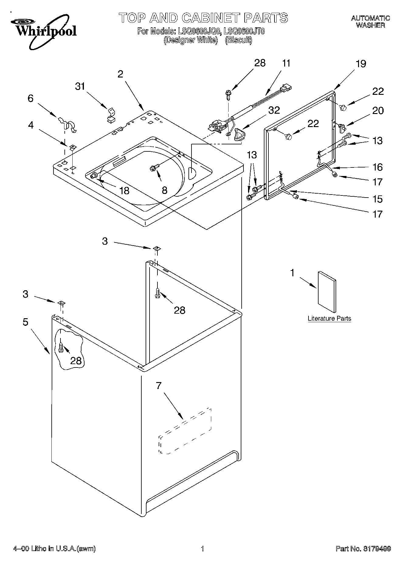 01 - TOP AND CABINET, LITERATURE