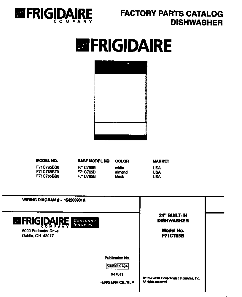 01 - DISHWASHER, 24`` BUILT-IN