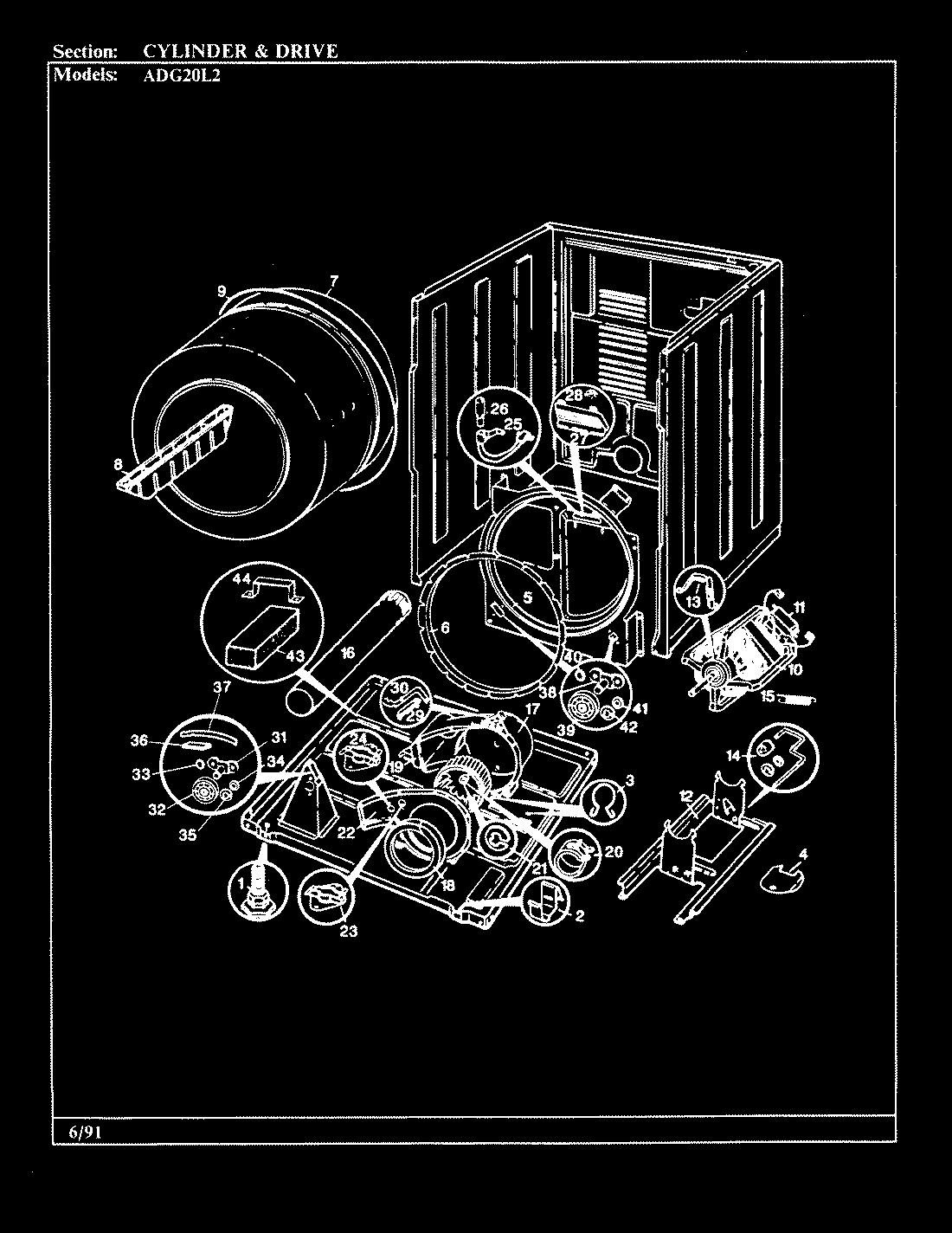 02 - CYLINDER & DRIVE (REV. A-C)