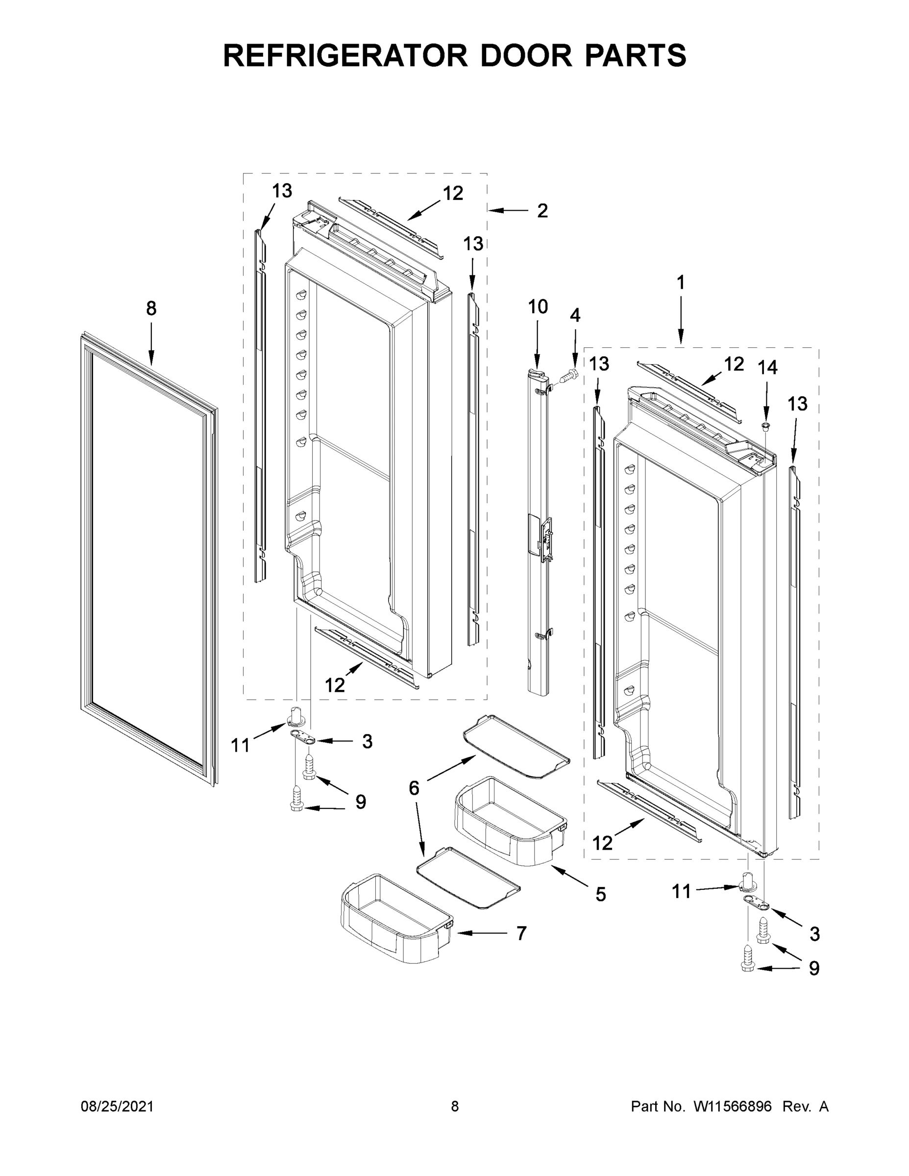 05 - REFRIGERATOR DOOR PARTS