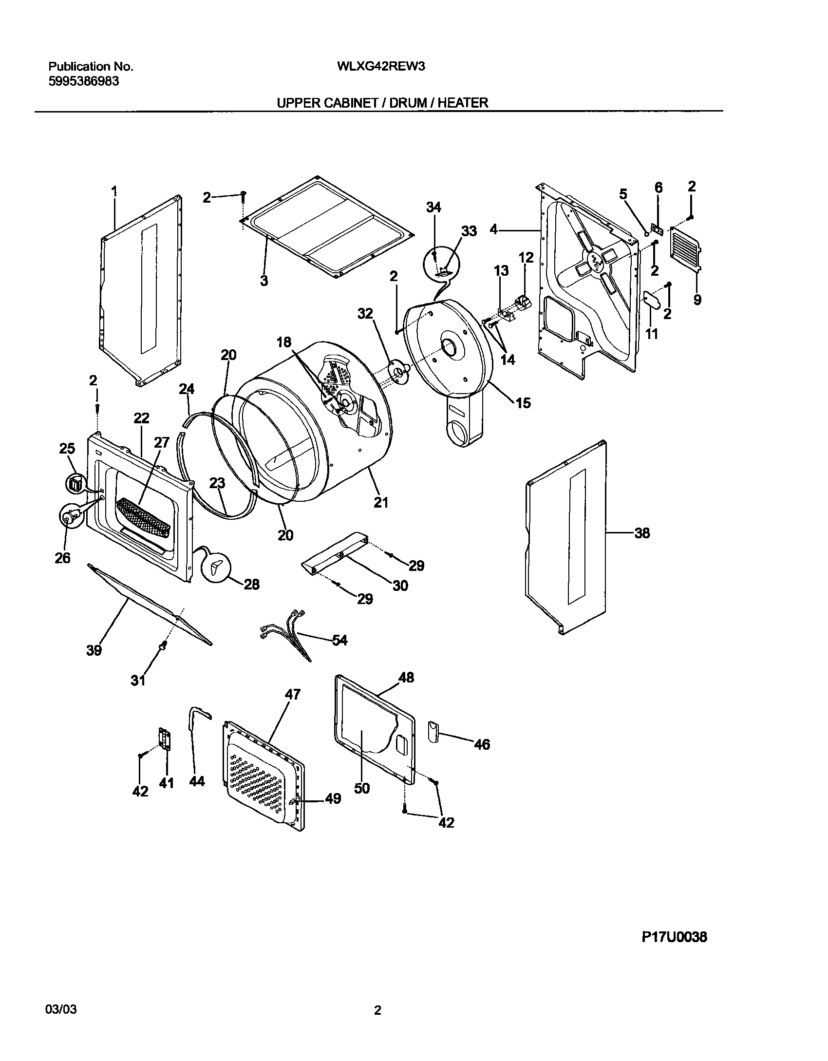 03 - UPPER CABINET/DRUM/HEATER