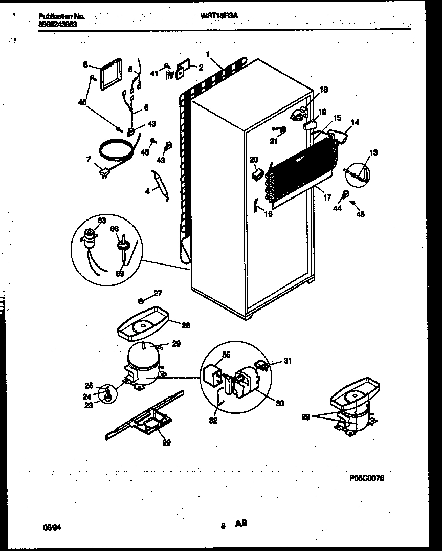 05 - SYSTEM AND AUTOMATIC DEFROST PARTS