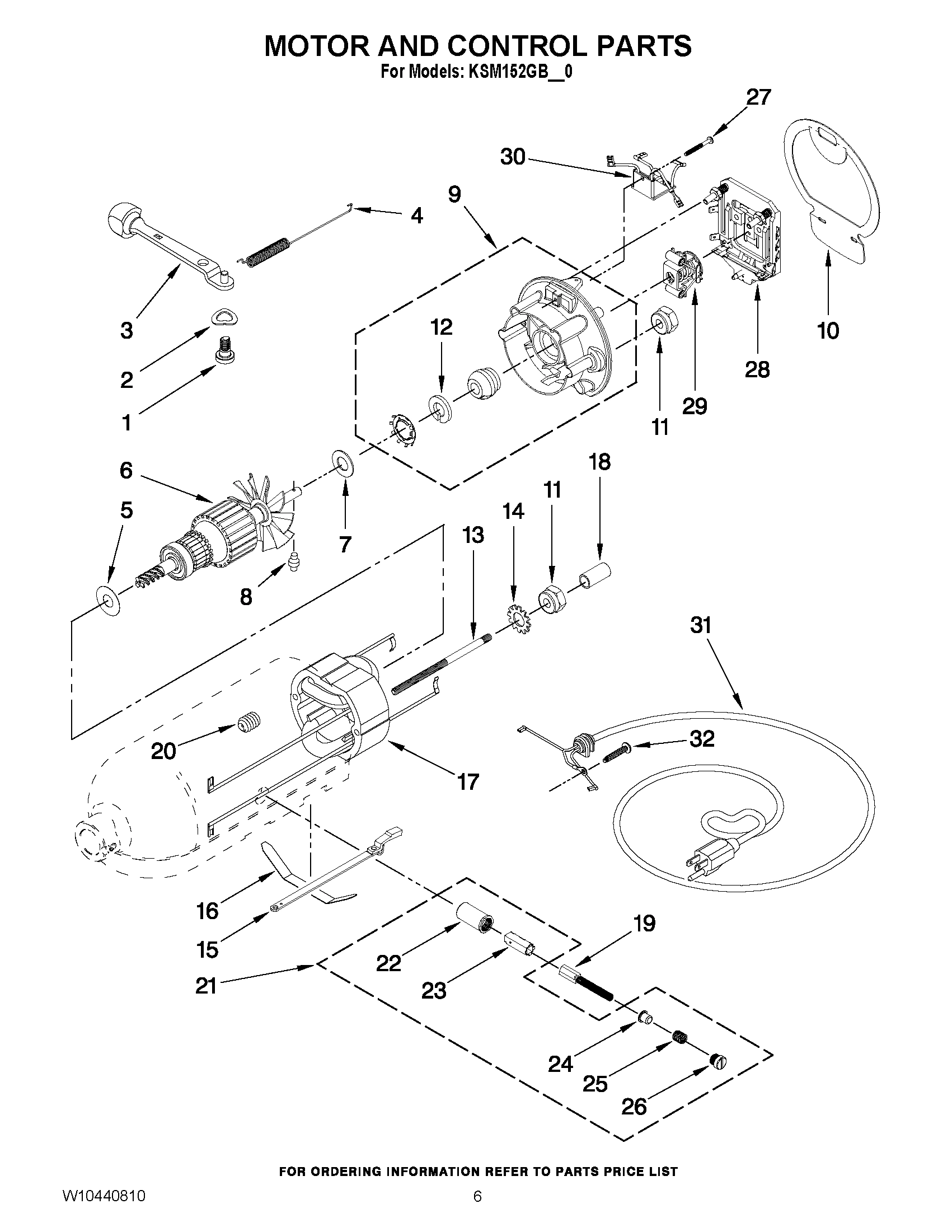 03 - MOTOR AND CONTROL PARTS