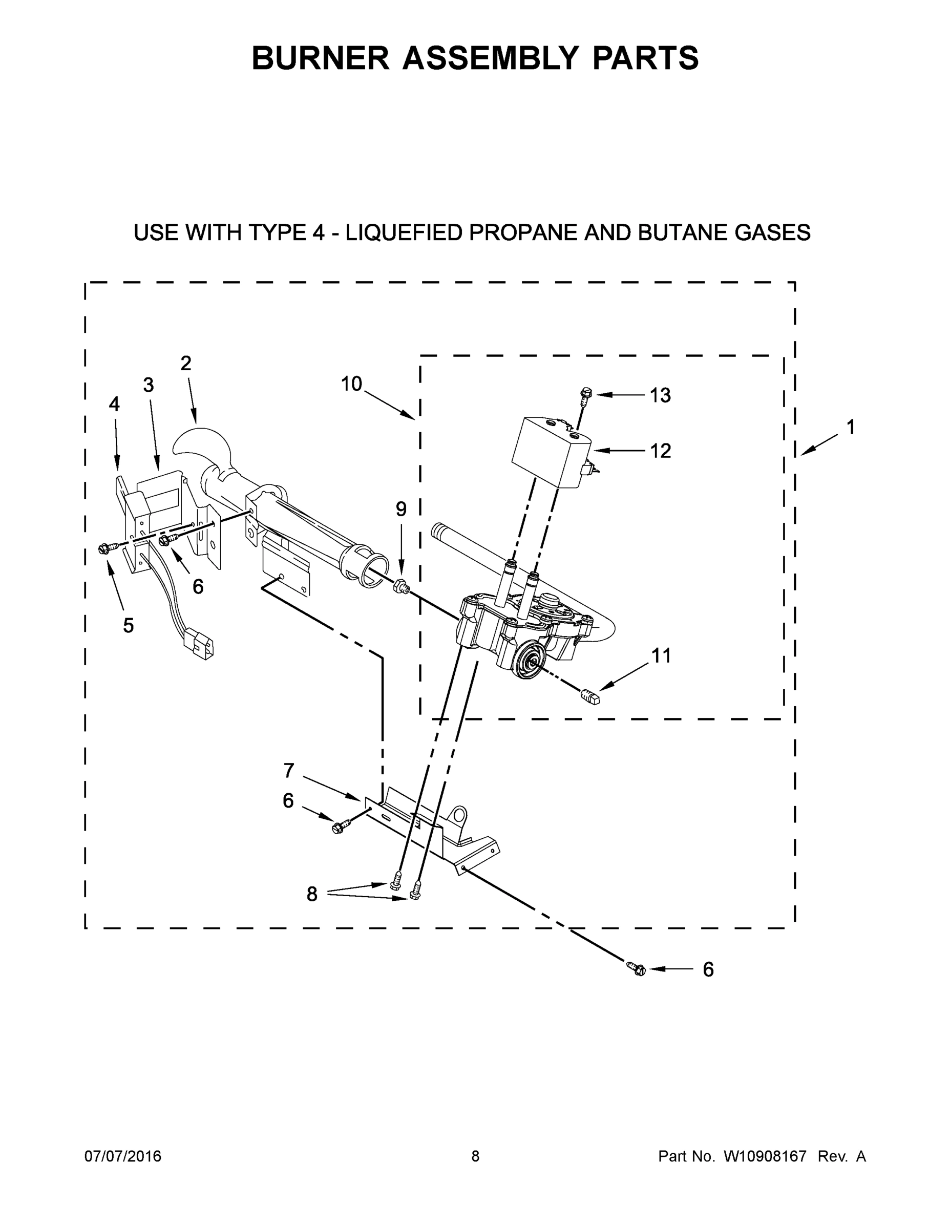 05 - BURNER ASSEMBLY PARTS