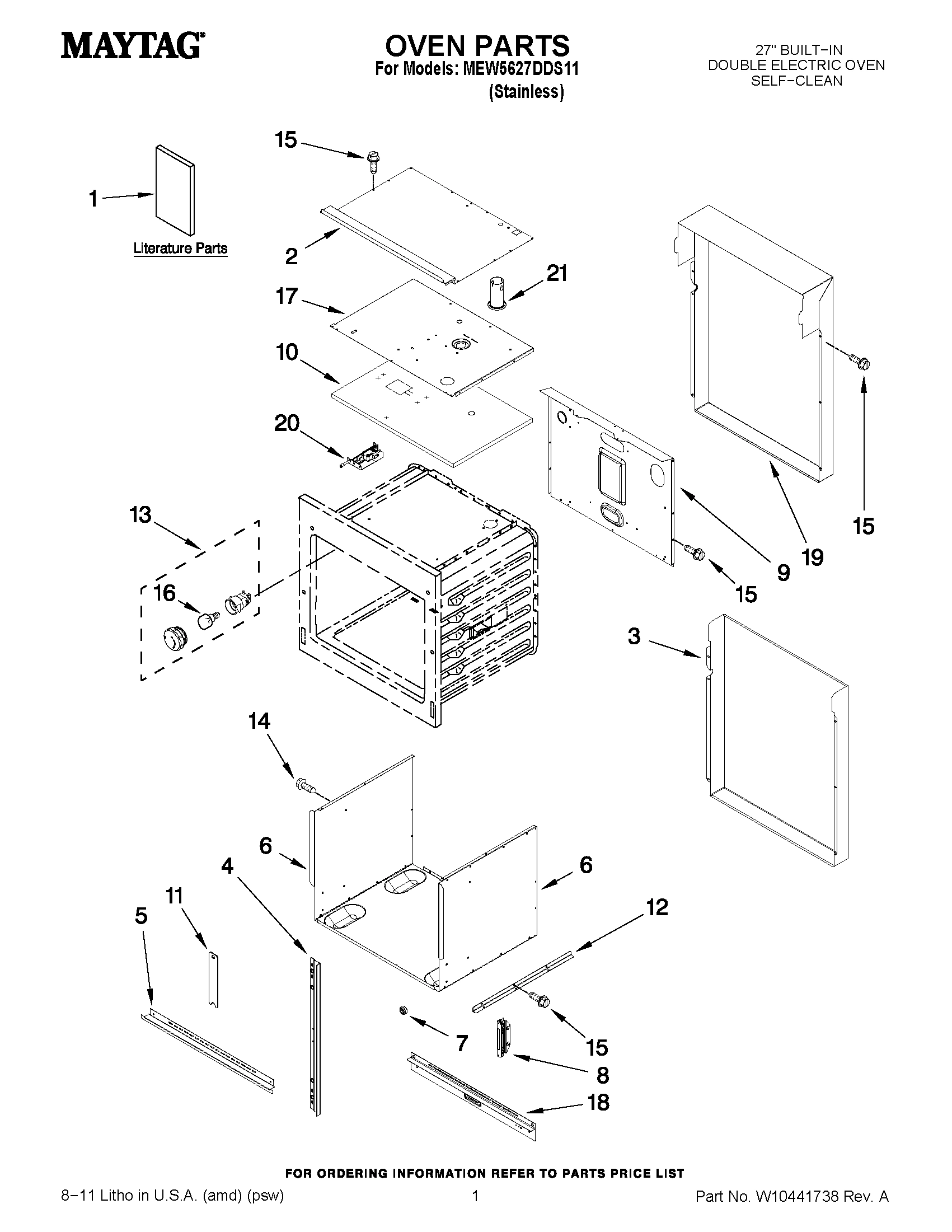 01 - OVEN PARTS