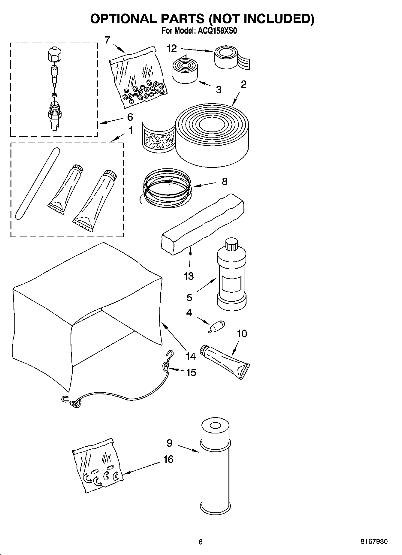05 - OPTIONAL  PARTS (NOT INCLUDED)
