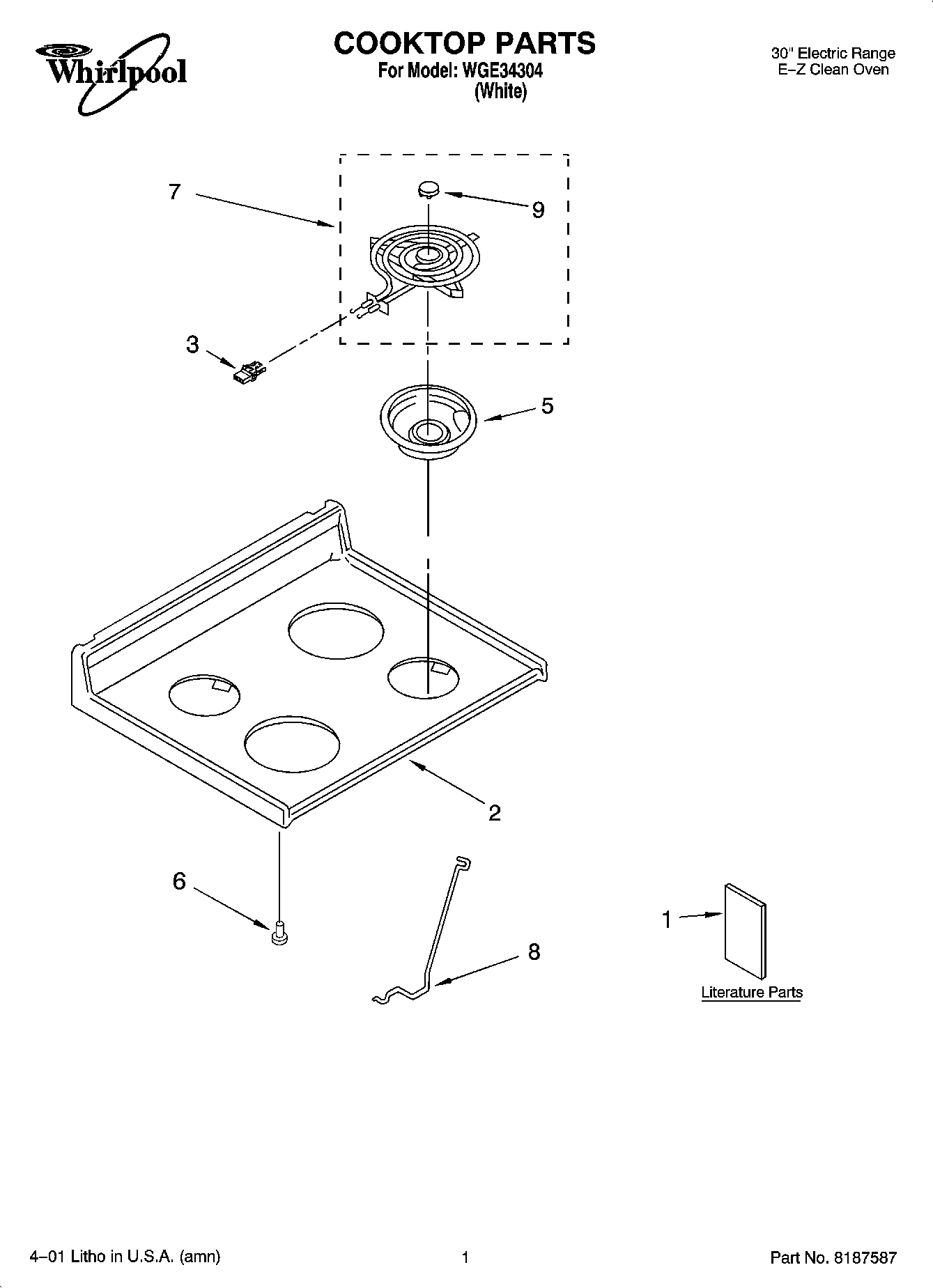 01 - COOKTOP PARTS