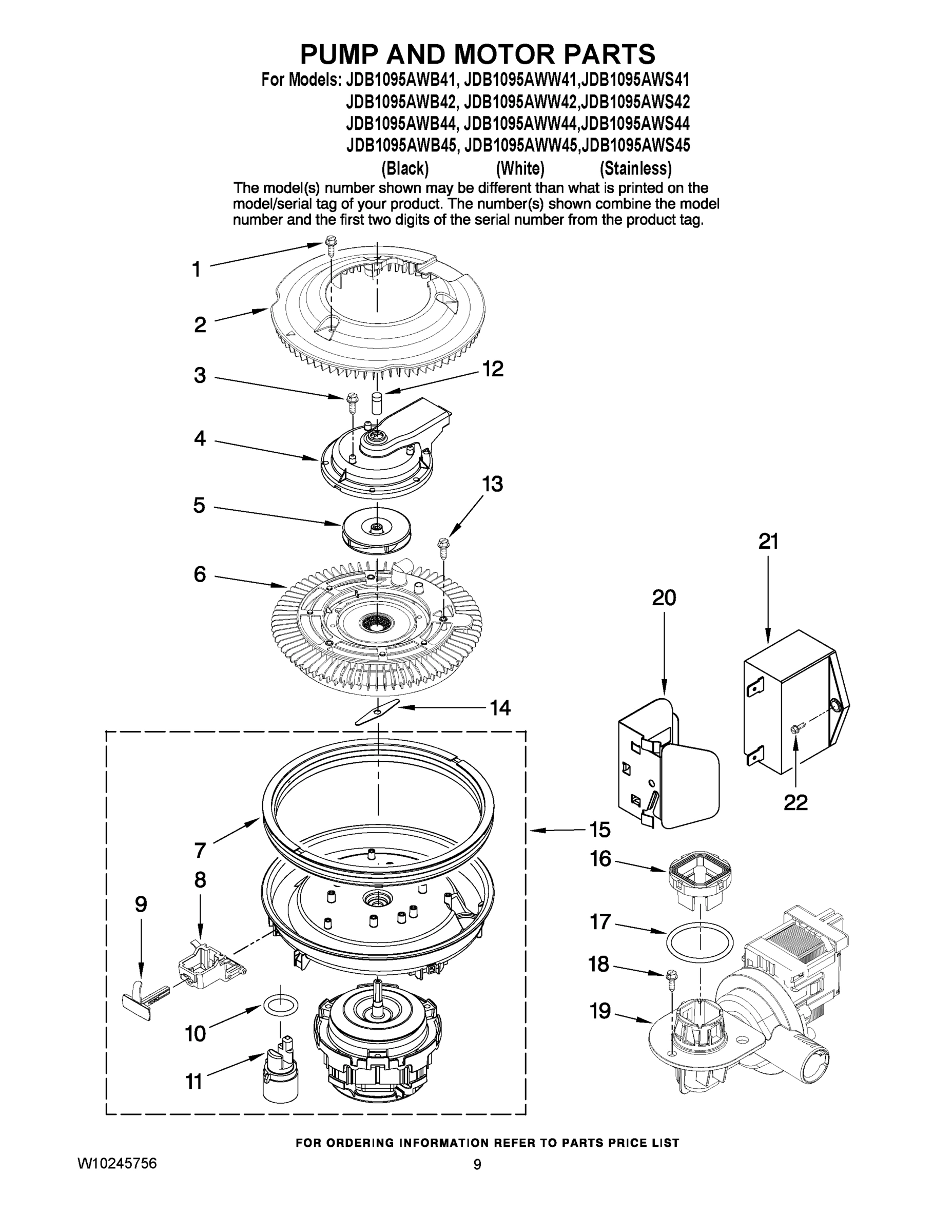 08 - PUMP AND MOTOR PARTS