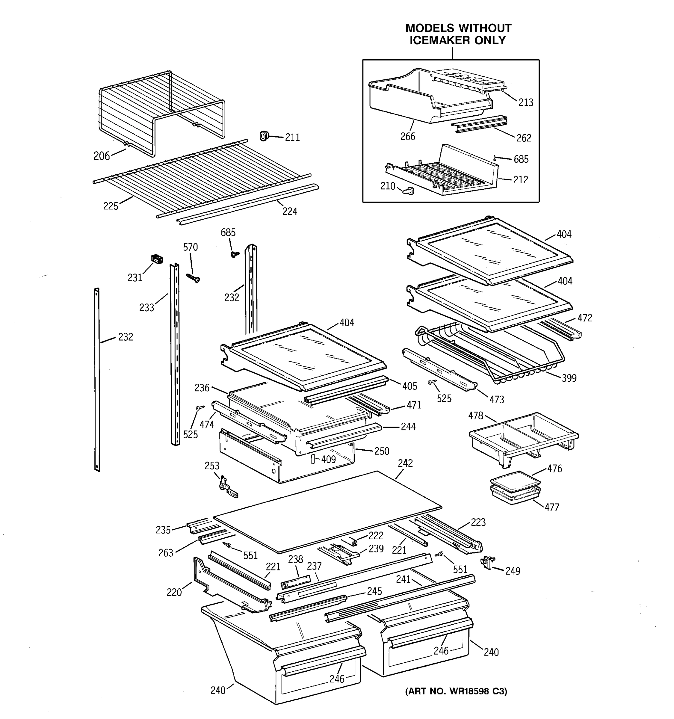 SHELF PARTS