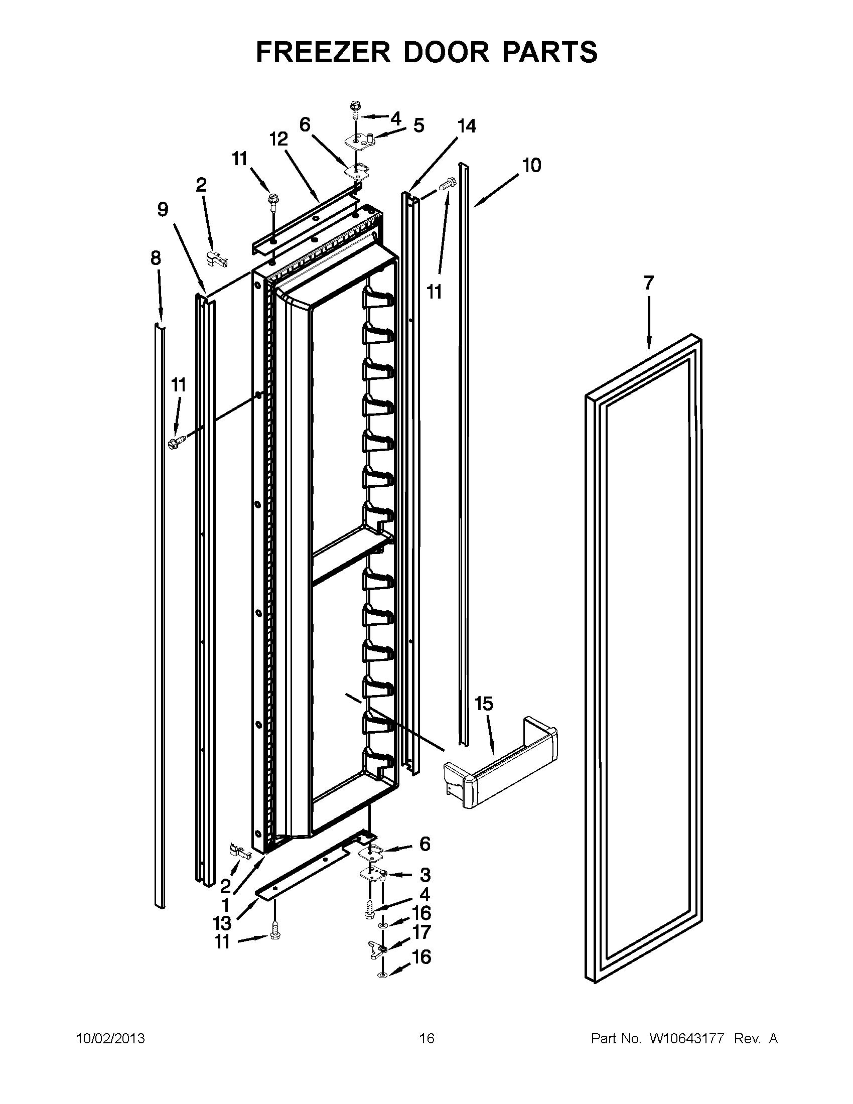 09 - FREEZER DOOR PARTS