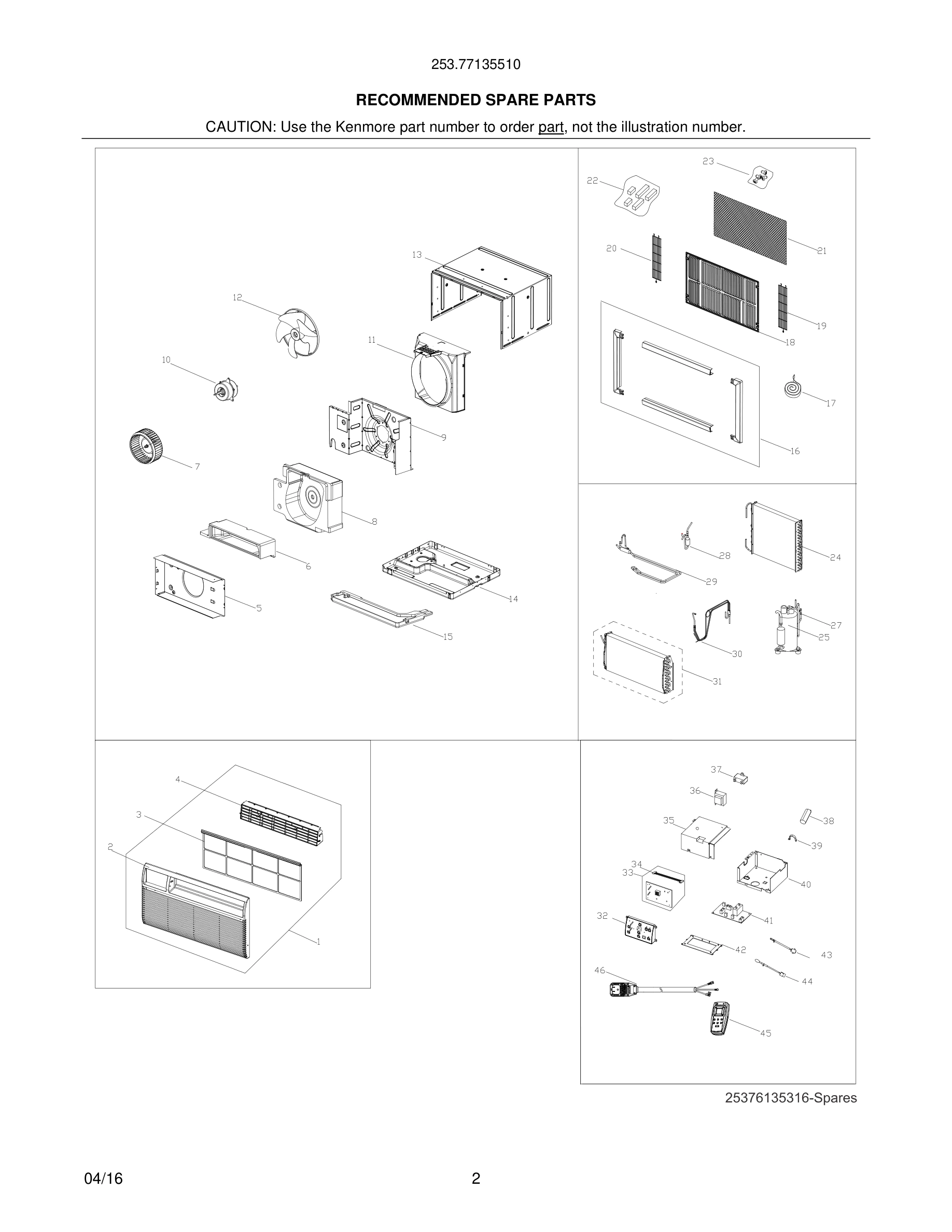 03 - RECOMMENDED SPARE PARTS
