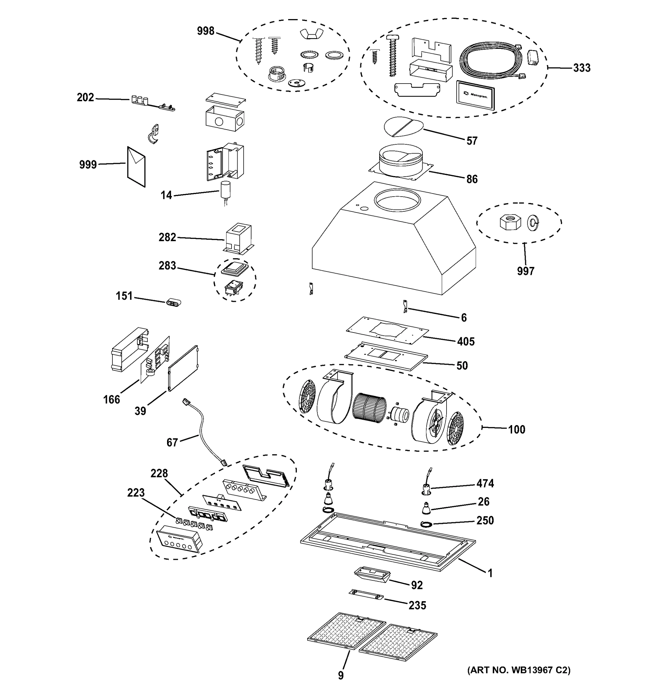 HOOD PARTS
