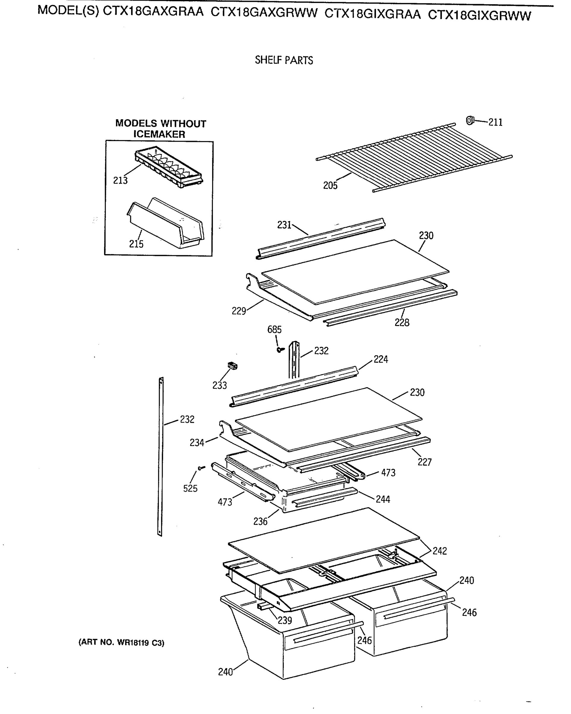 SHELF PARTS