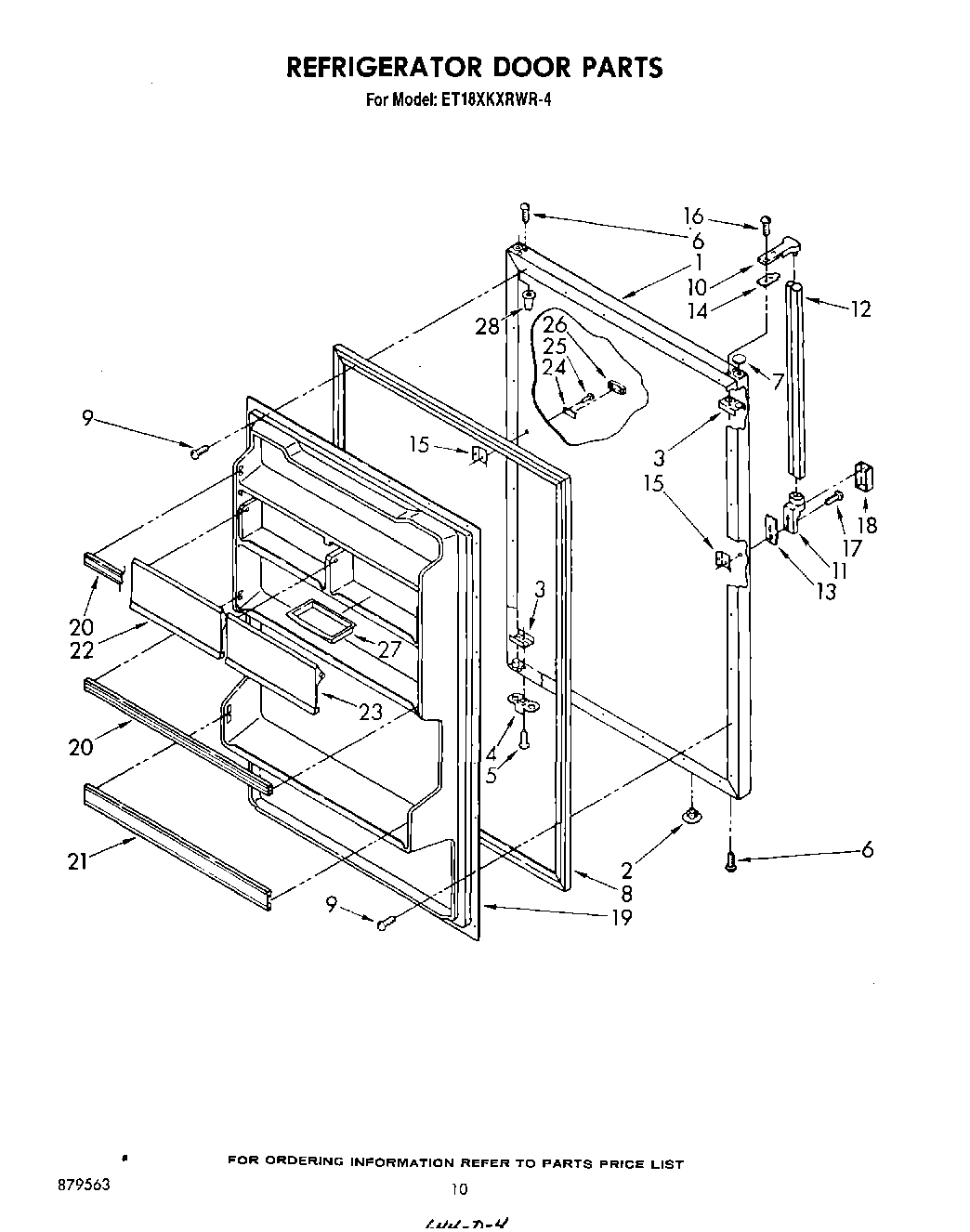 08 - REFRIGERATOR DOOR, NOT ILLUSTRATED