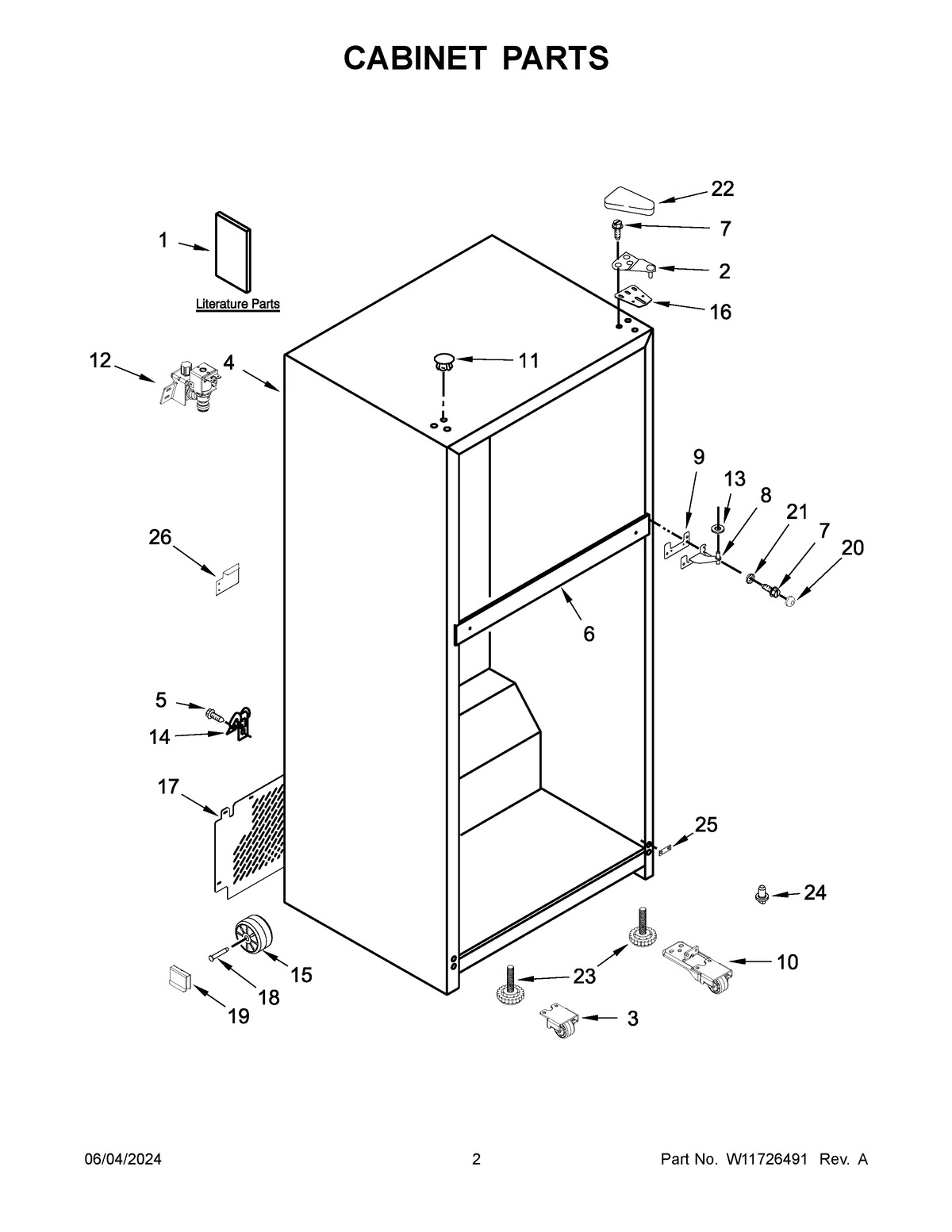 02 - CABINET PARTS
