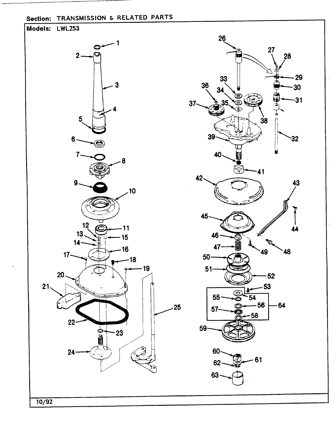 11 - TRANSMISSION & RELATED PARTS (REV. G-L)