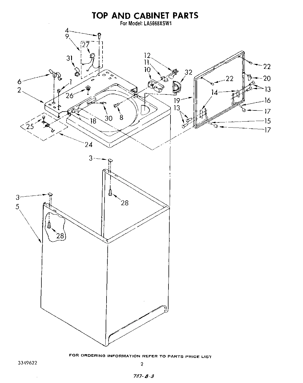 02 - TOP AND CABINET , LITERATURE AND OPTIONAL