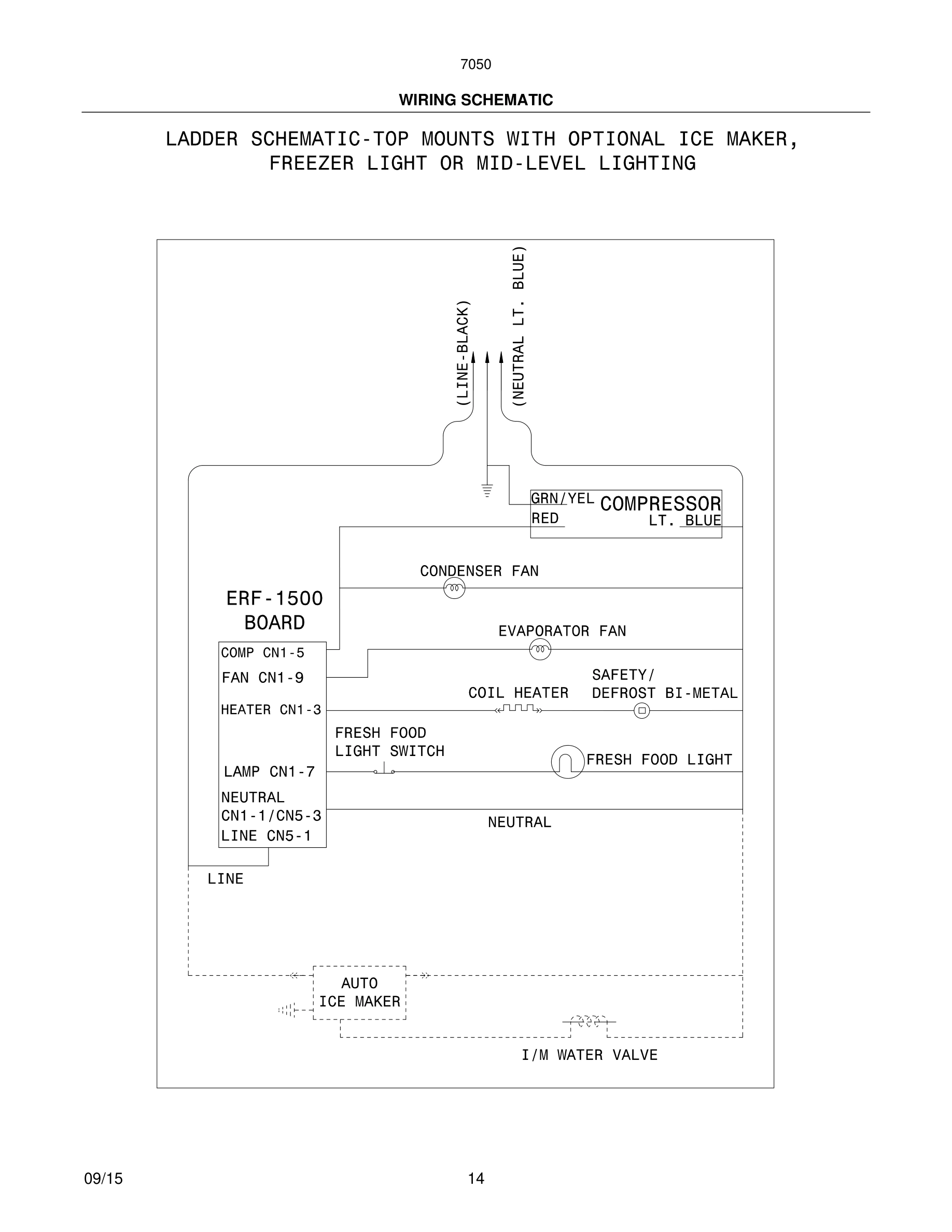 14 - WIRING SCHEMATIC