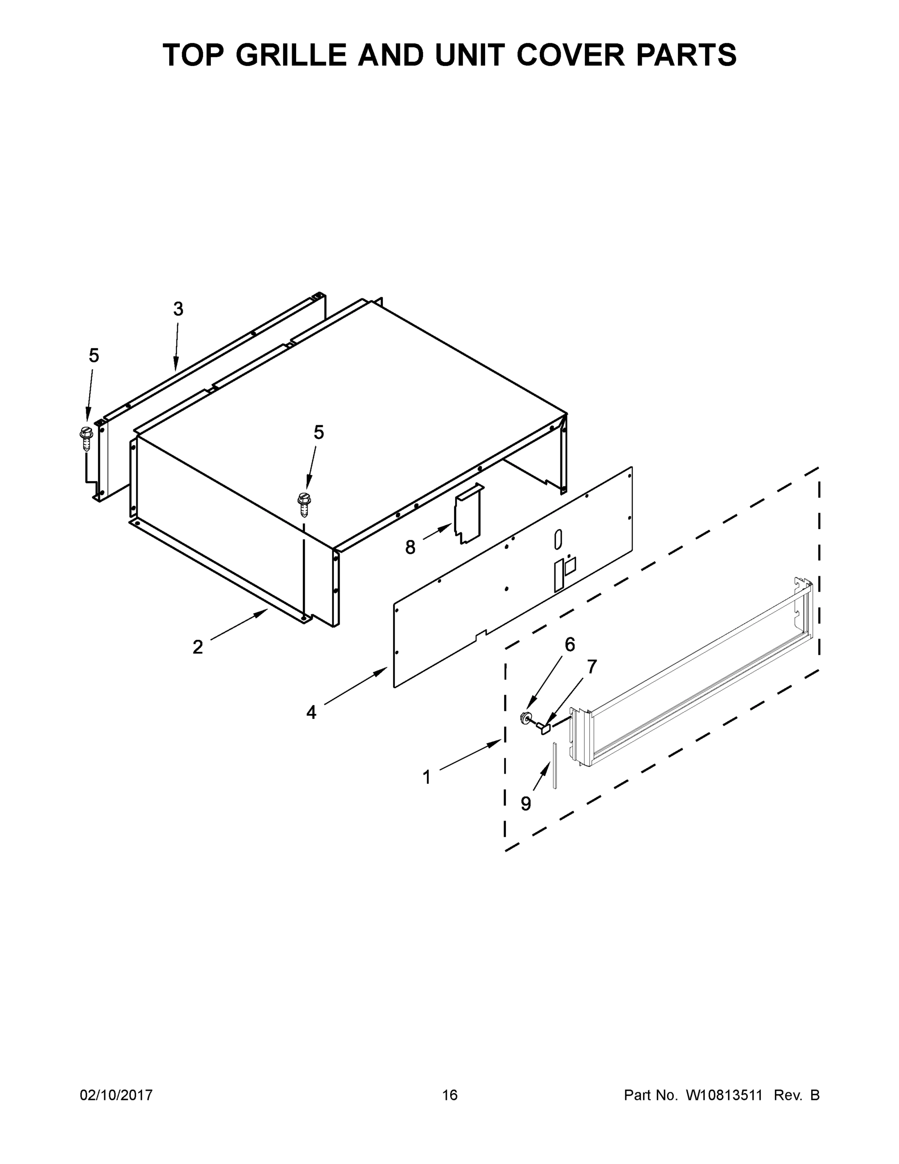 09 - TOP GRILLE AND UNIT COVER PARTS