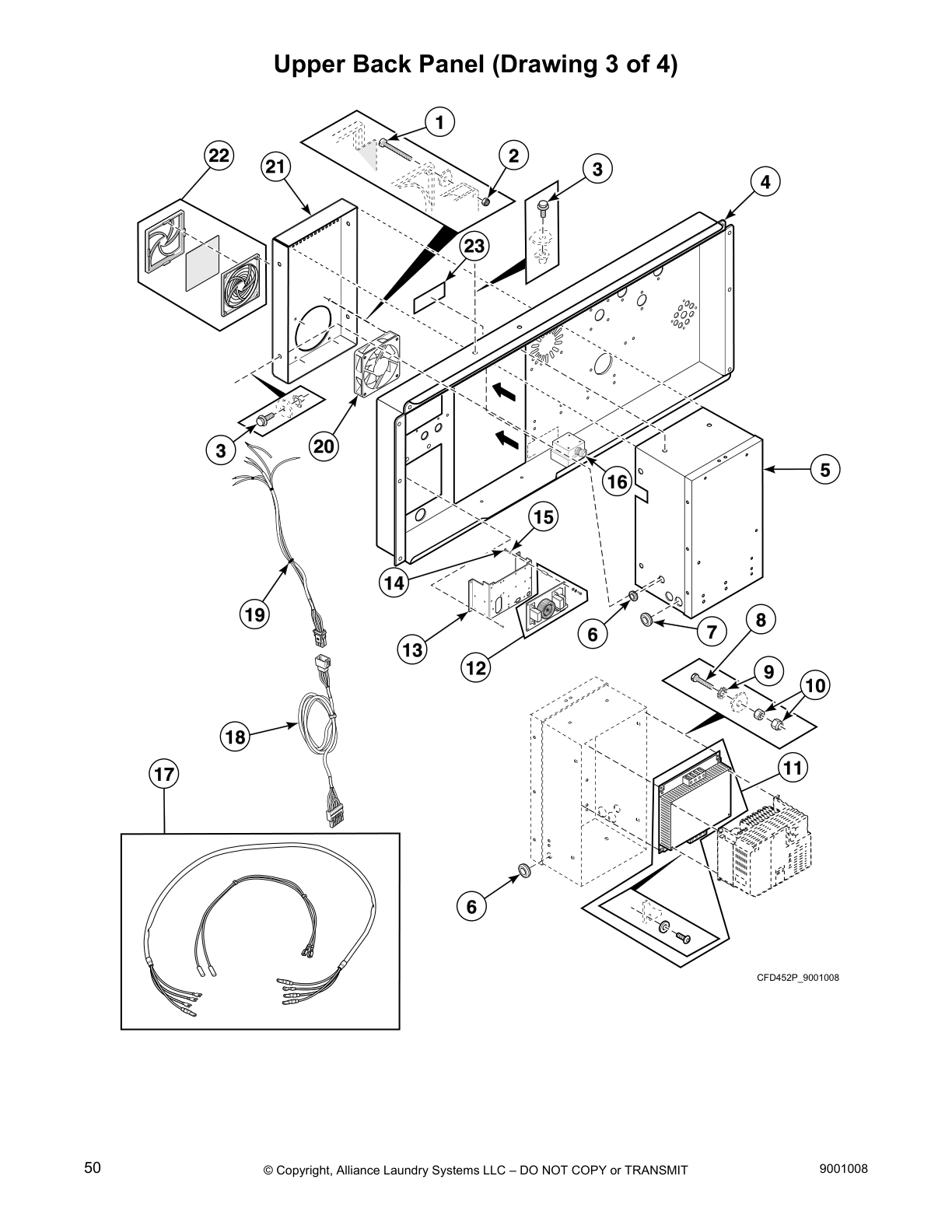 Upper Back Panel (Drawing 3 of 4)