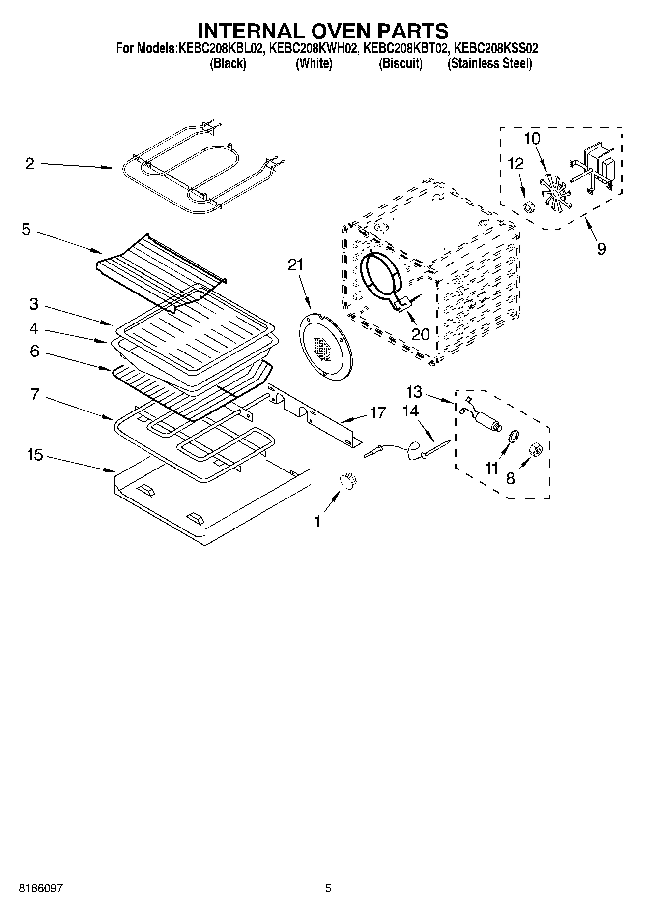 04 - INTERNAL OVEN PARTS
