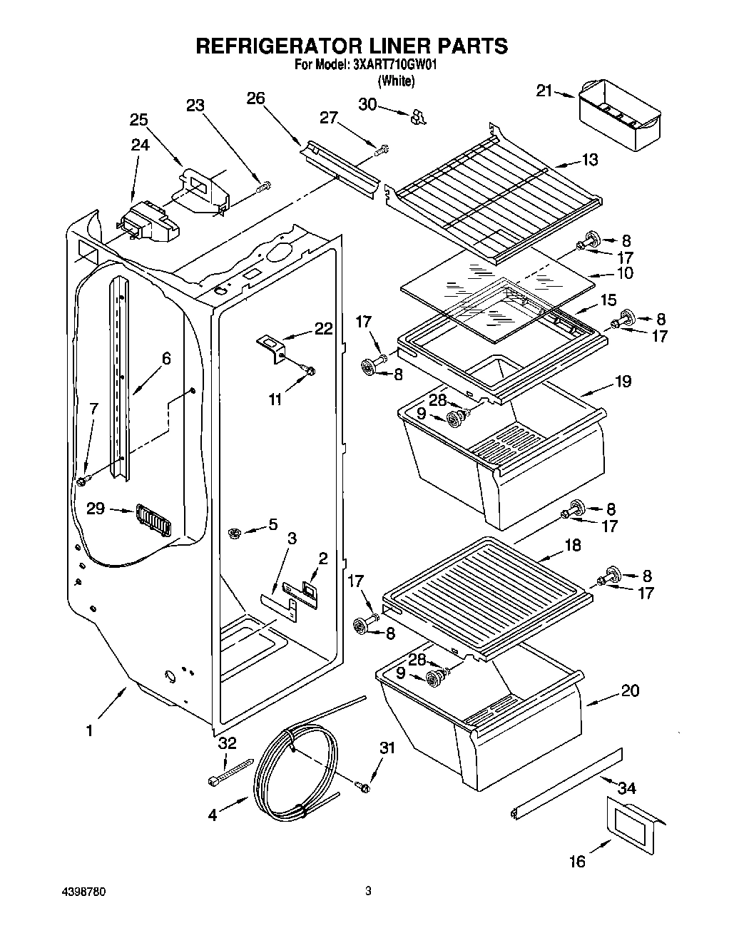 02 - REFRIGERATOR LINER