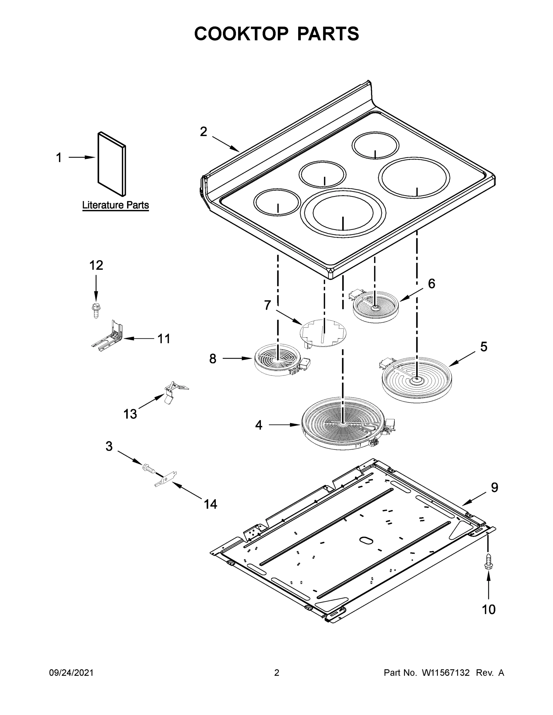 02 - COOKTOP PARTS