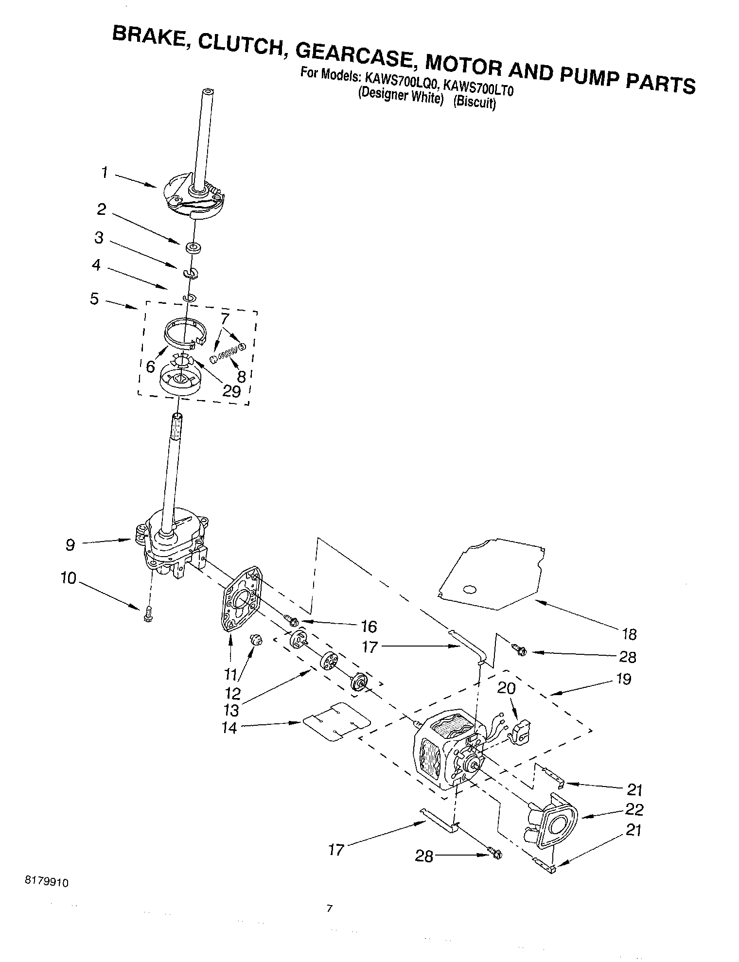 04 - BRAKE, CLUTCH, GEARCASE, MOTOR AND PUMP
