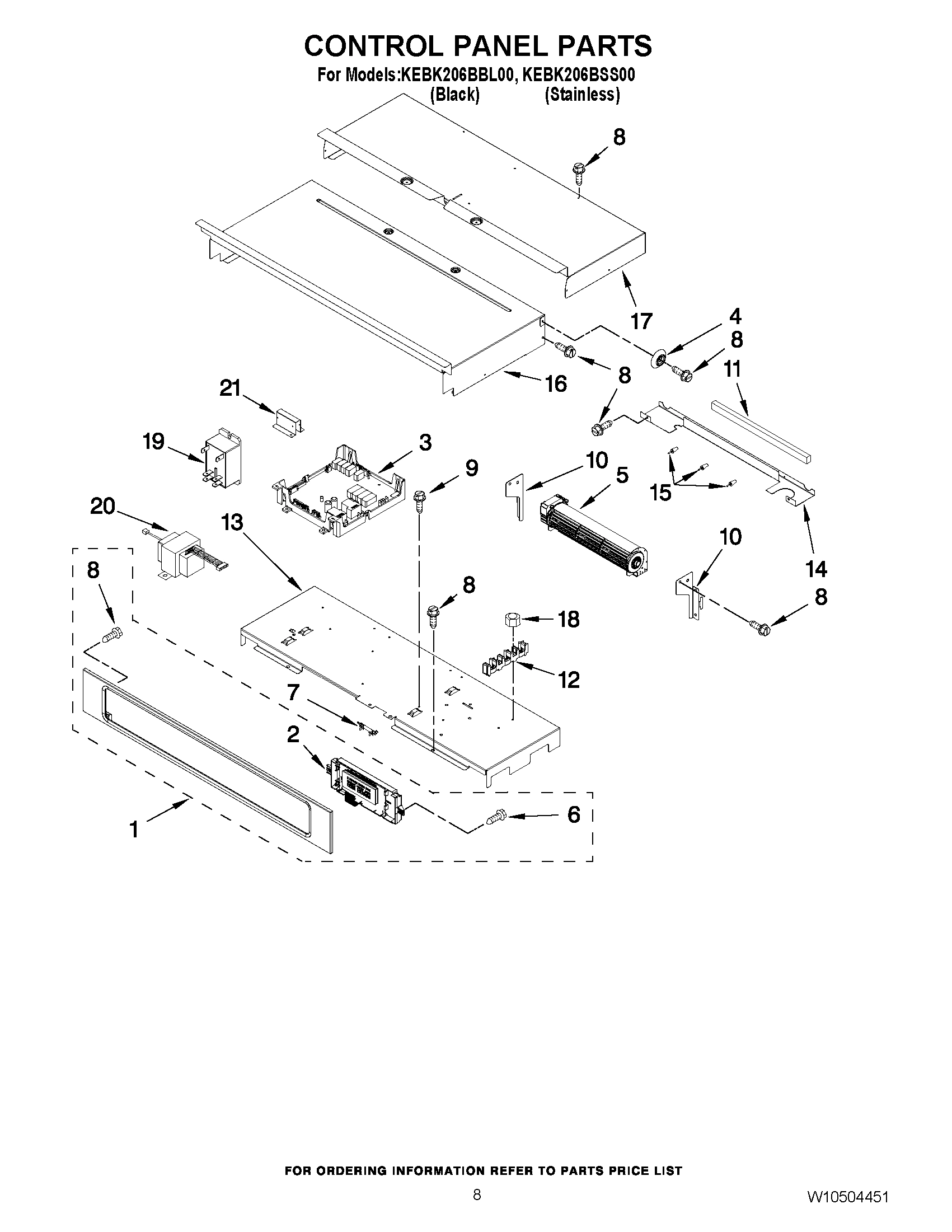 06 - CONTROL PANEL PARTS