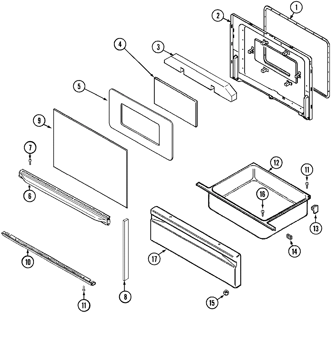 02 - DOOR/DRAWER (3527XUx SERIES 28)