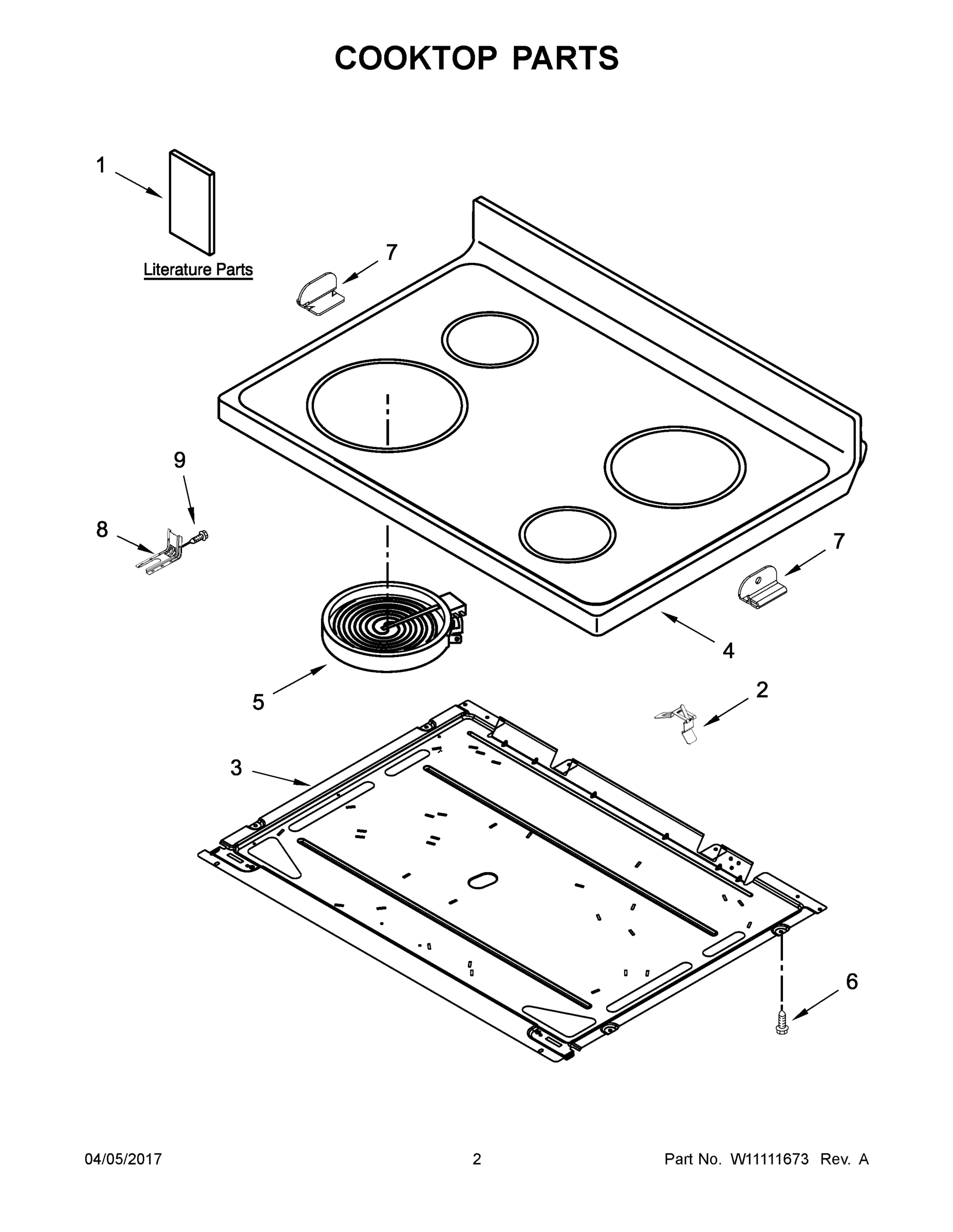 02 - COOKTOP PARTS