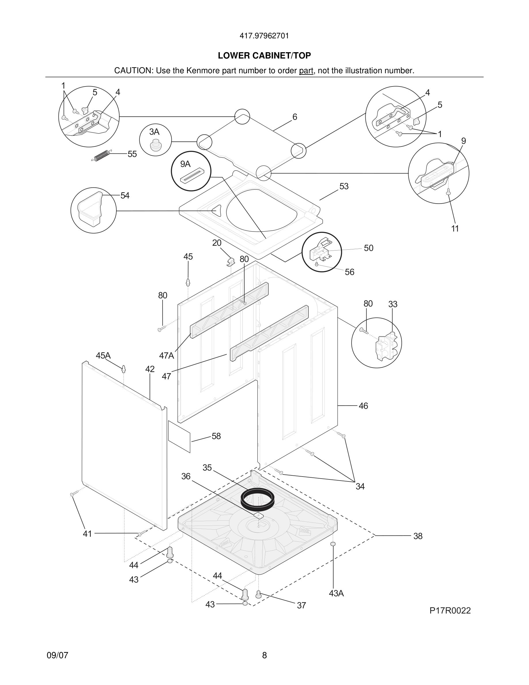 09 - LOWER CABINET/TOP