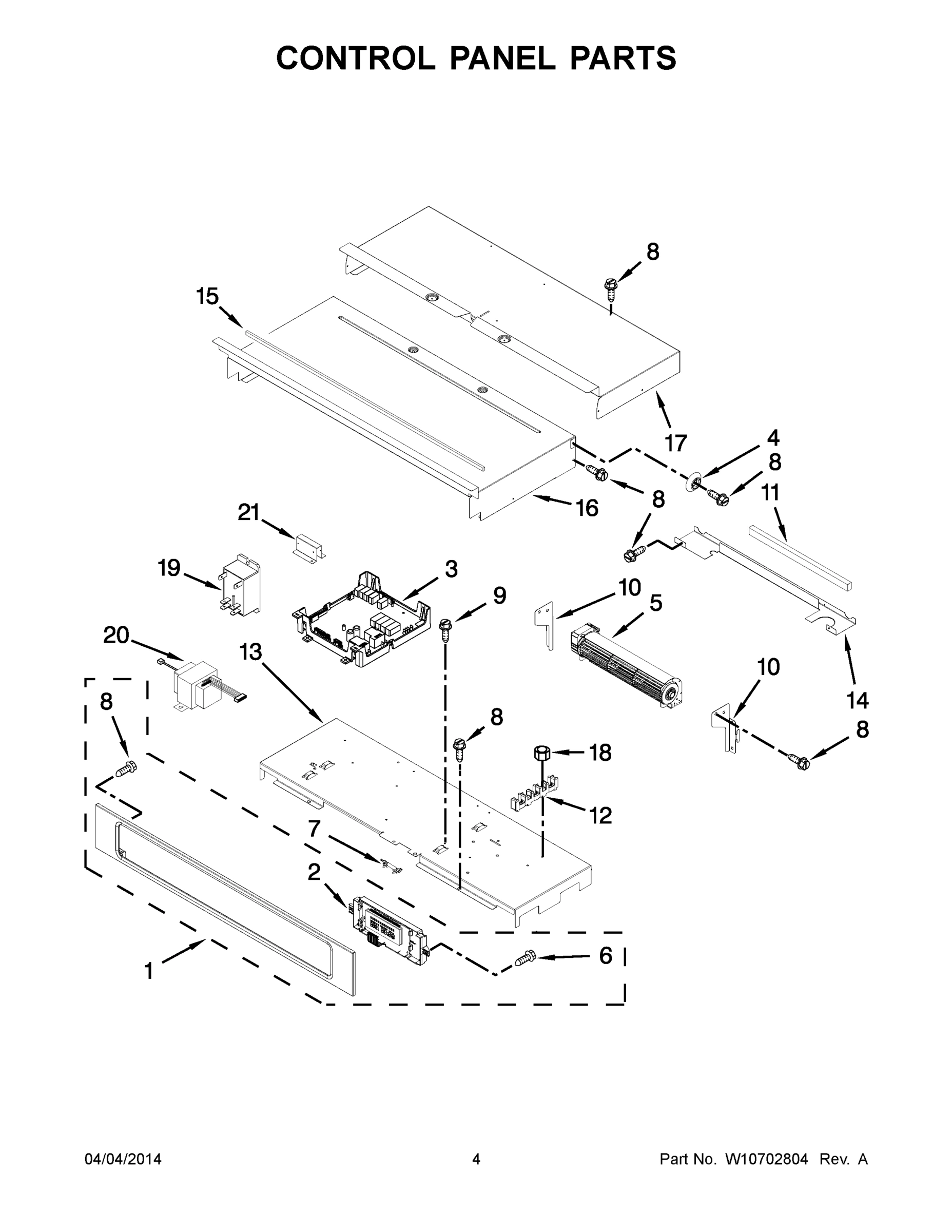 03 - CONTROL PANEL PARTS