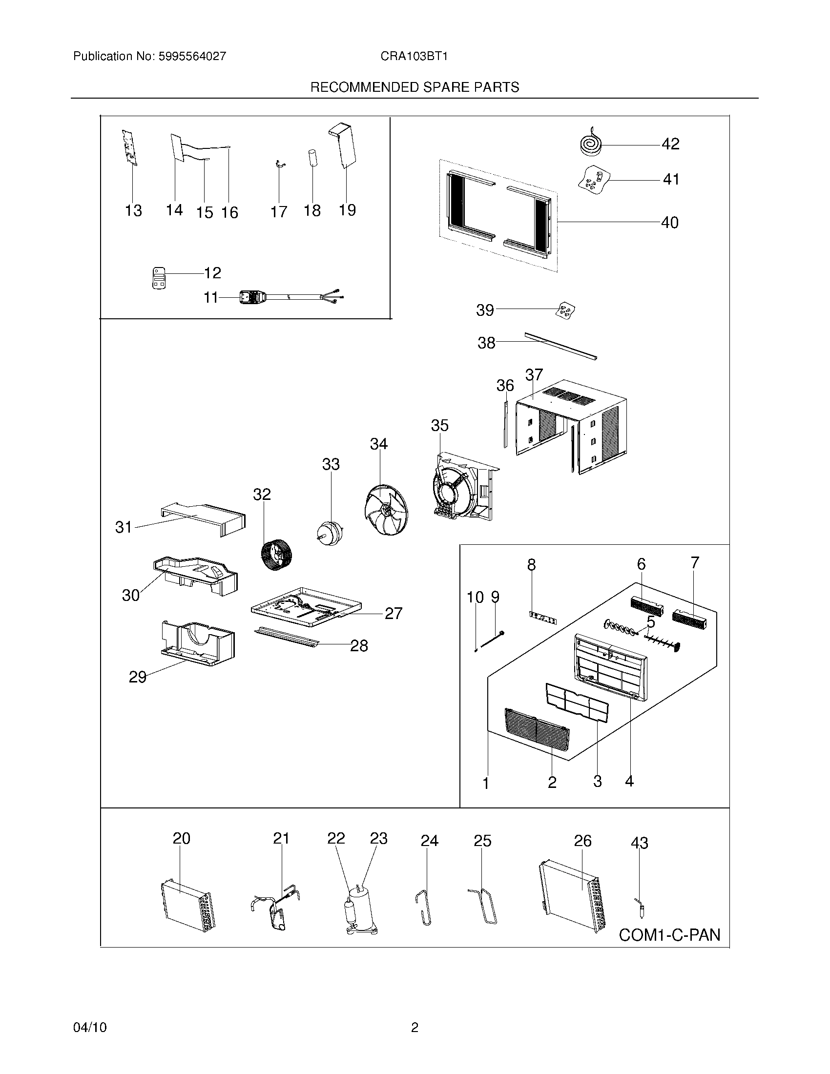 03 - RECOMMENDED SPARE PARTS