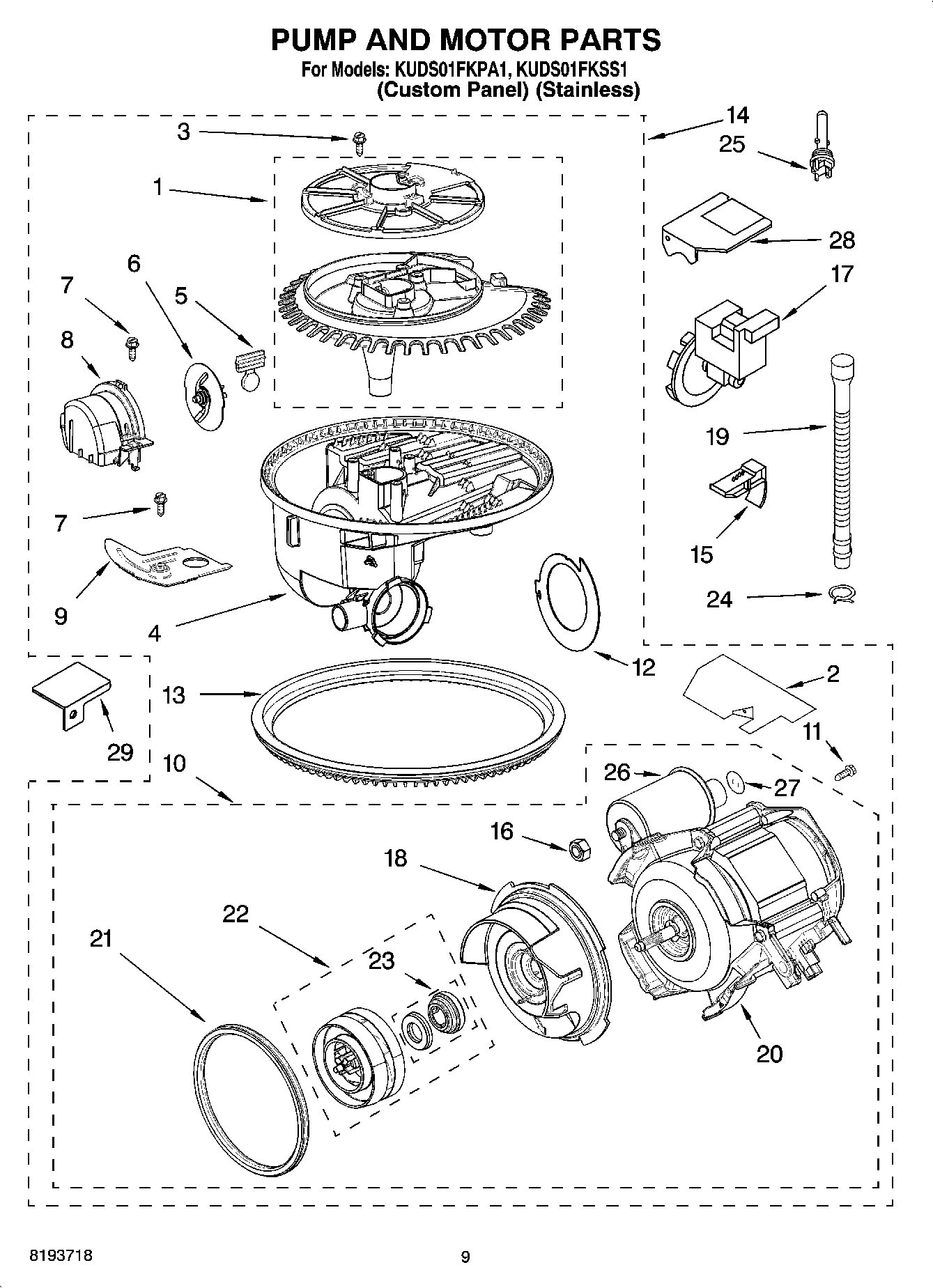 08 - PUMP AND MOTOR PARTS