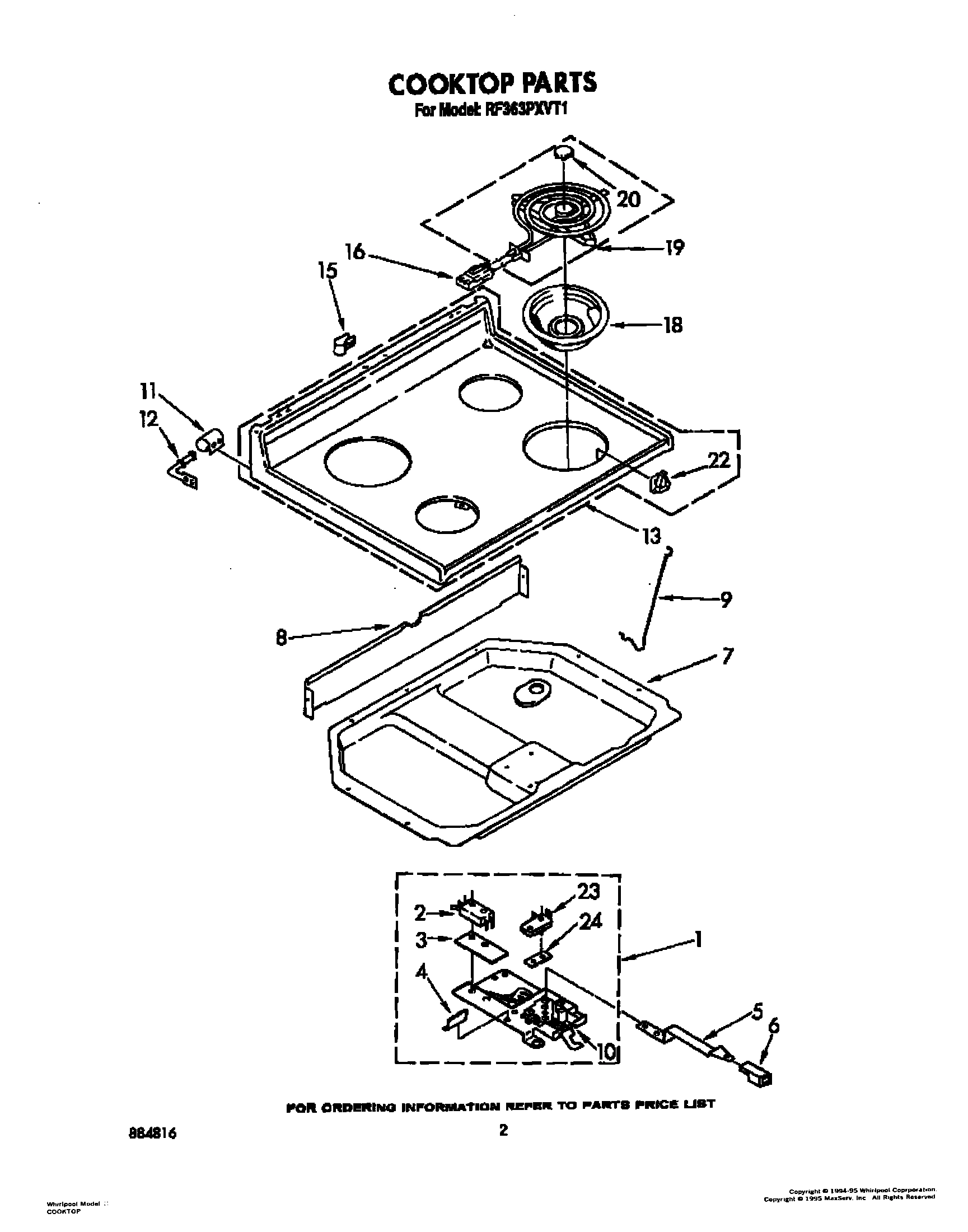 02 - COOKTOP, LIT/OPTIONAL