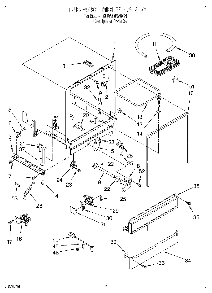 03 - TUB ASSEMBLY