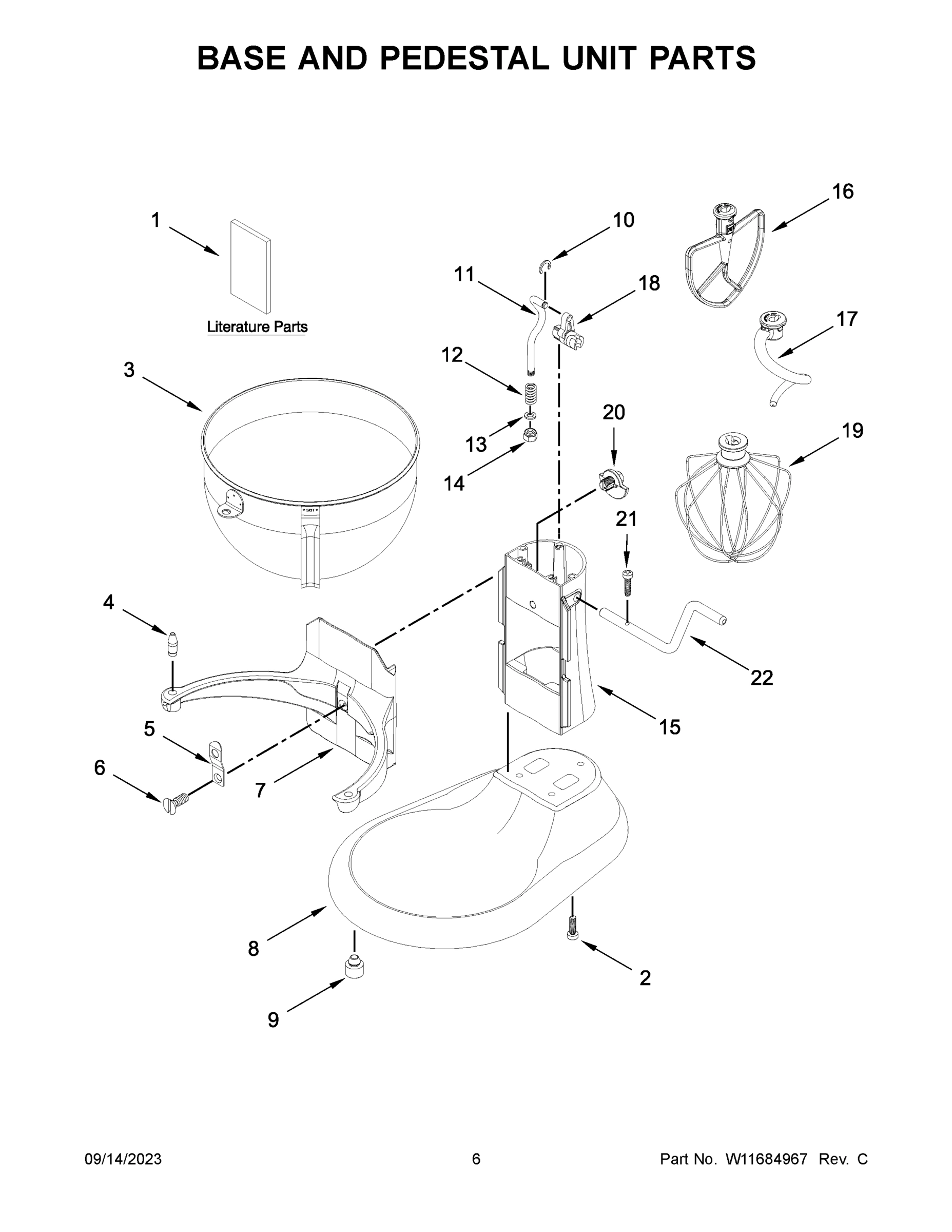 04 - BASE AND PEDESTAL UNIT PARTS