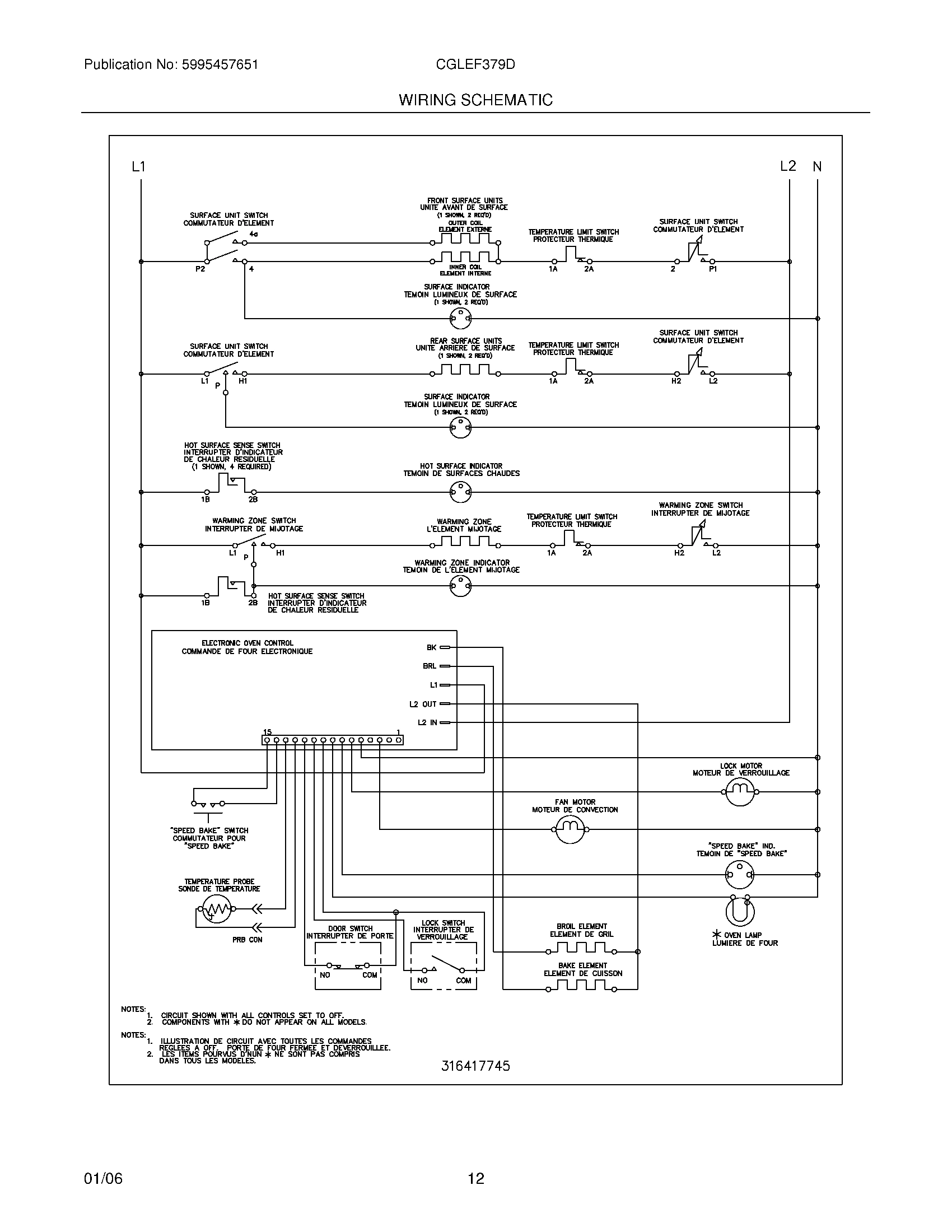 12 - WIRING SCHEMATIC