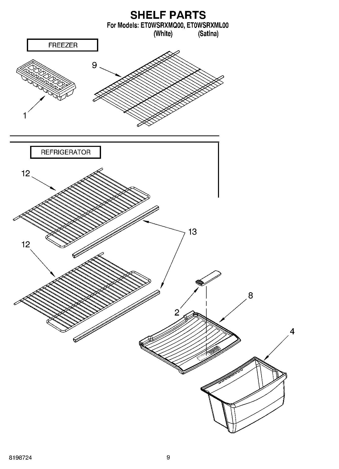 05 - SHELF PARTS, OPTIONAL PARTS