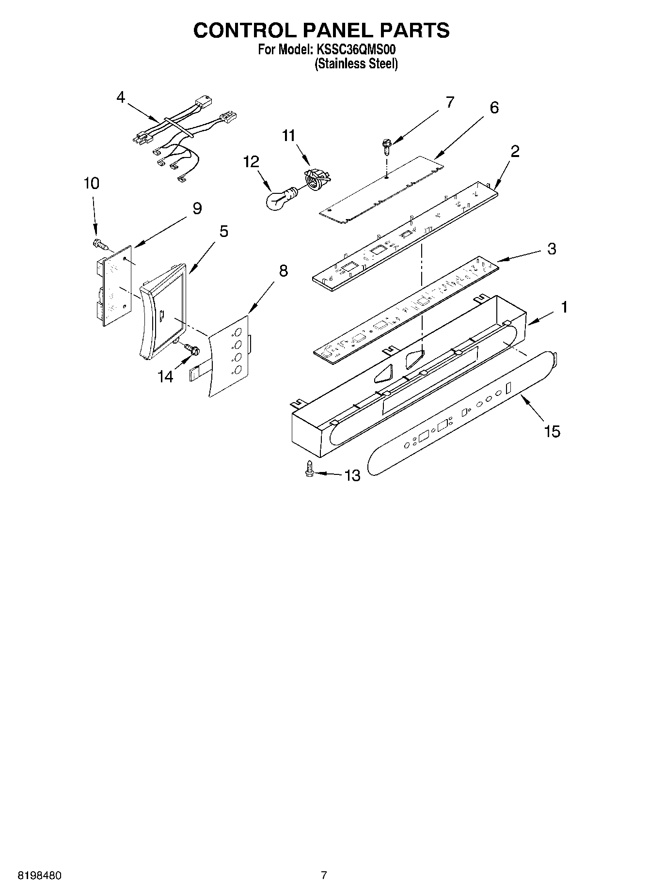 05 - CONTROL PANEL PARTS