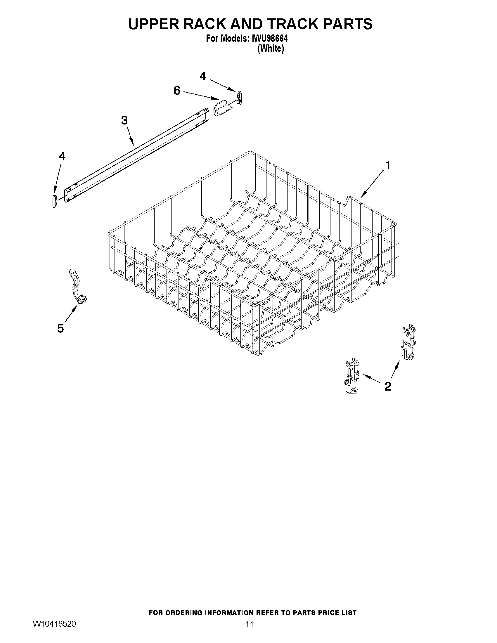 09 - UPPER RACK AND TRACK PARTS