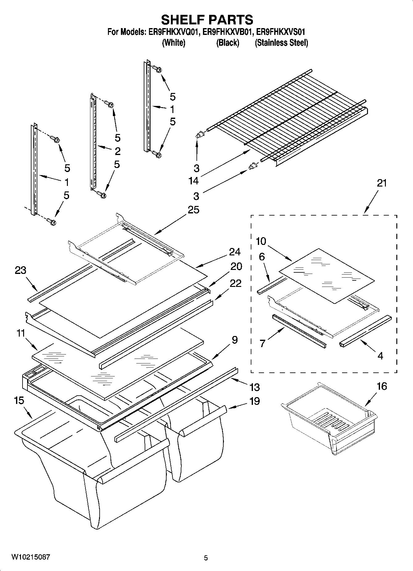 03 - SHELF PARTS