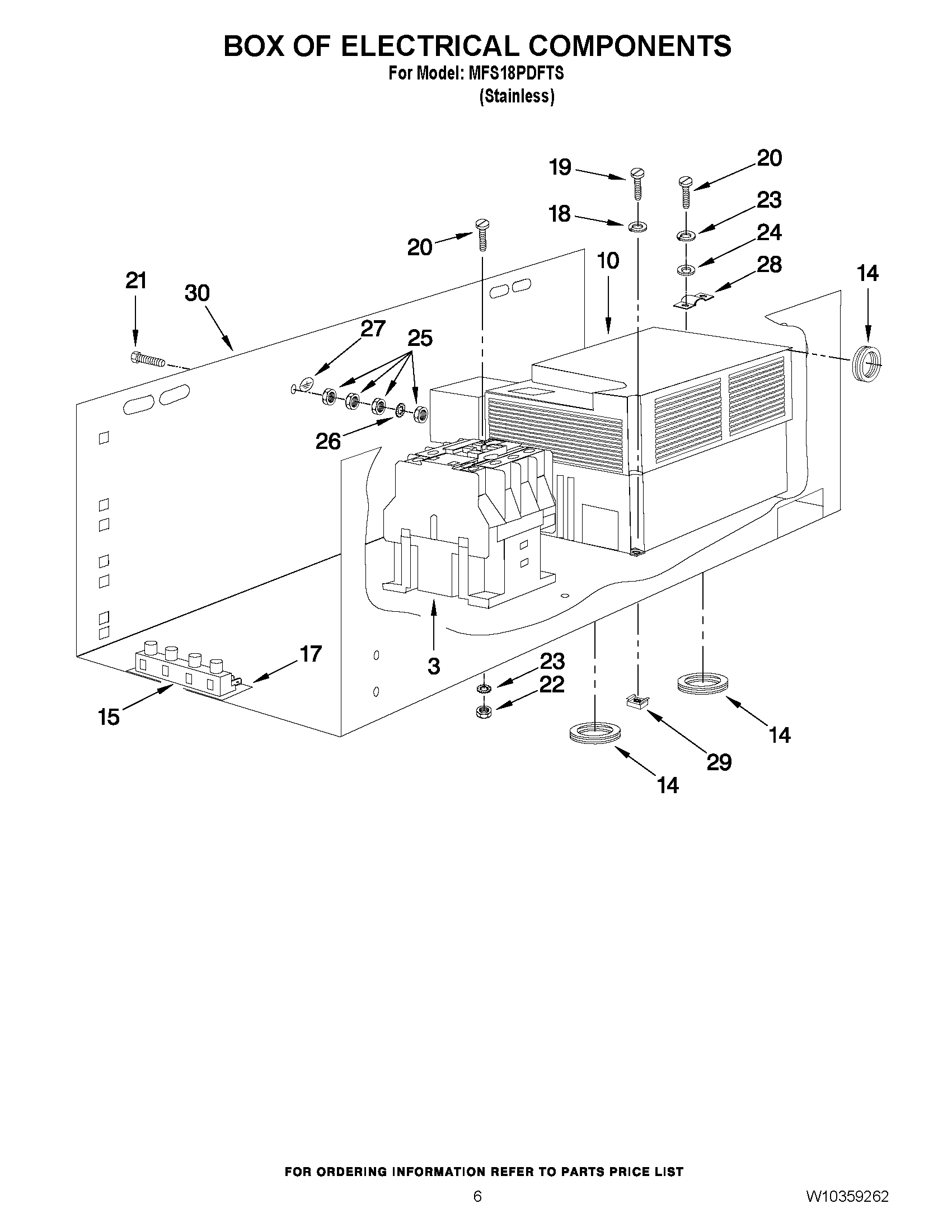 05 - BOX OF ELECTRICAL COMPONENTS